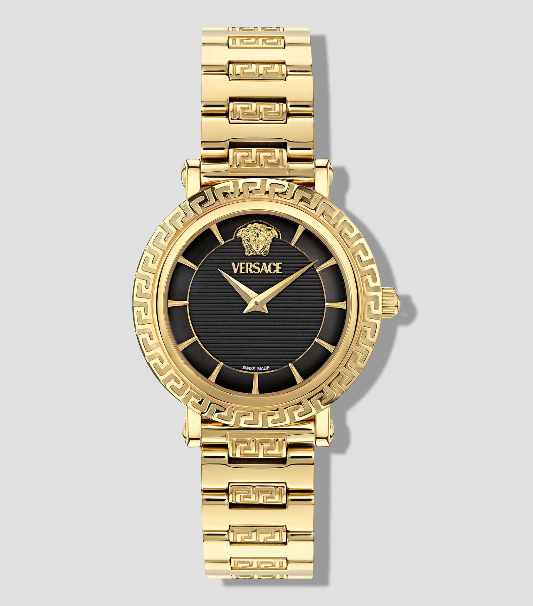 Reloj para Mujer Greca Sphere Nova de vestir Negro, Plateado
