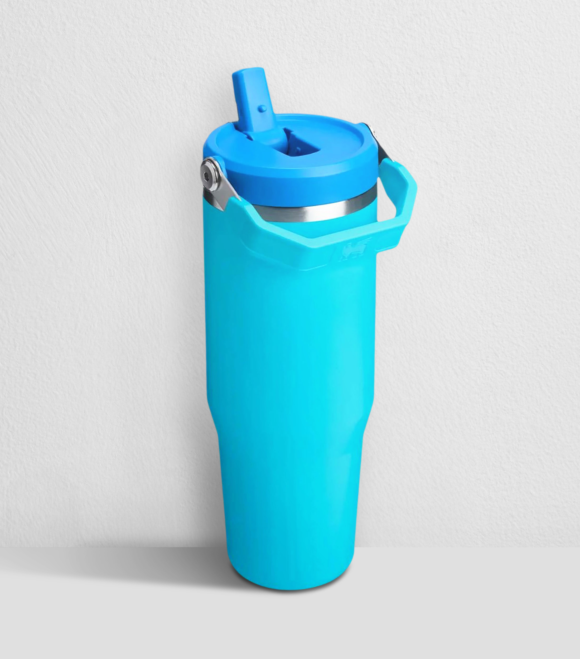 Termo Stanley IceFlow Azul Acero Inoxidable con Popote, 887 ml