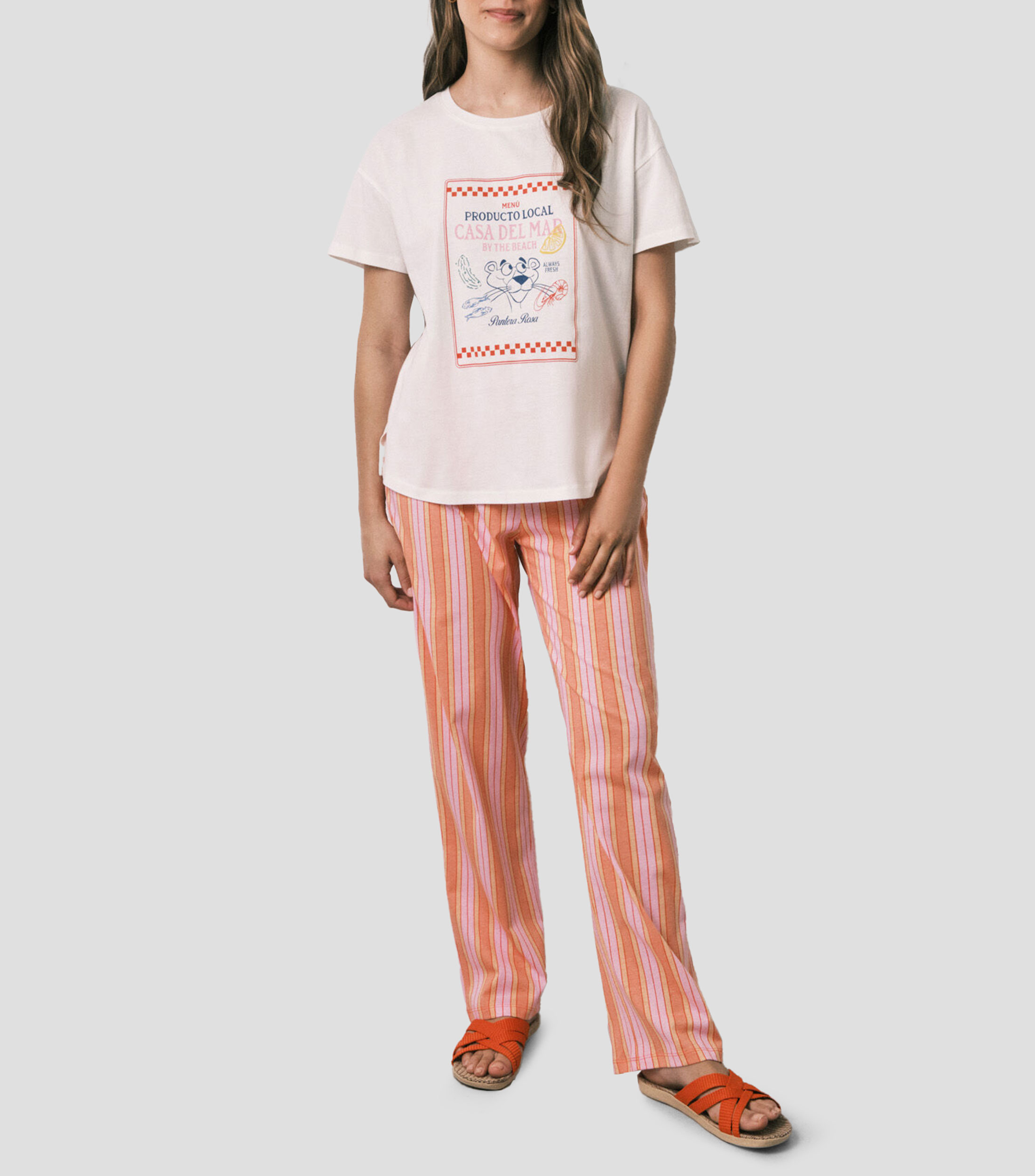 Pijama 2 Piezas estampada Mujer