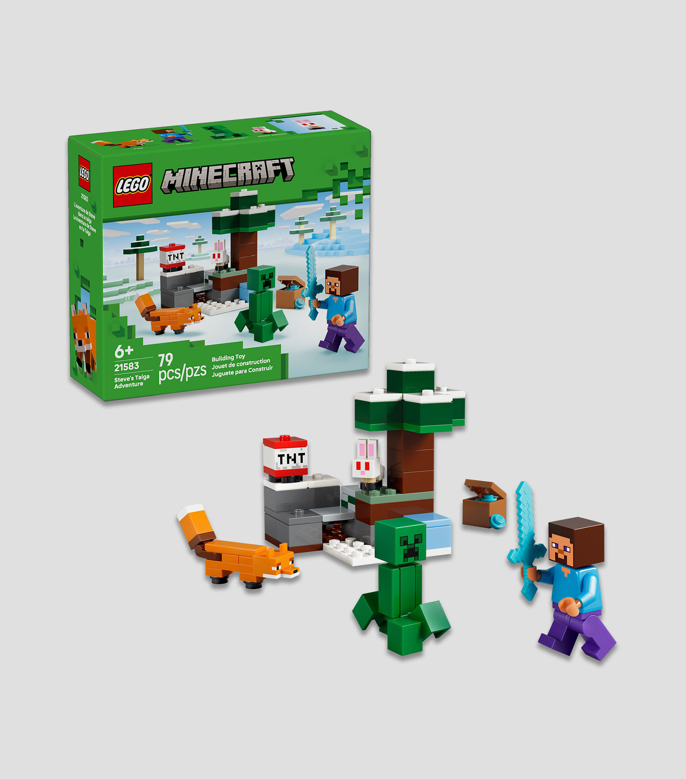 Lego Minecraft La Aventura de Steve en la Taiga