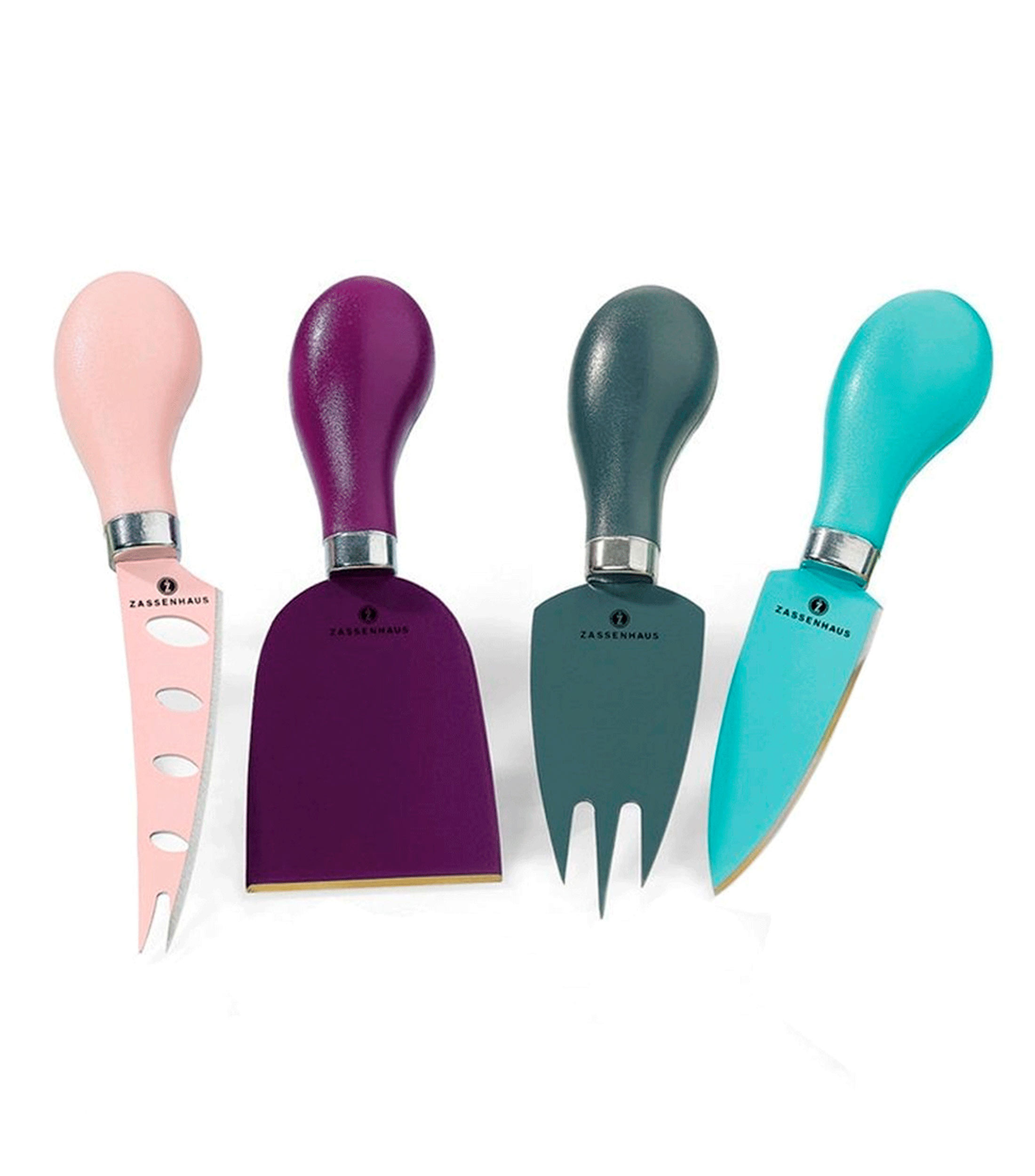 Set de Cuchillos para Queso 4 piezas en Acero inoxidable