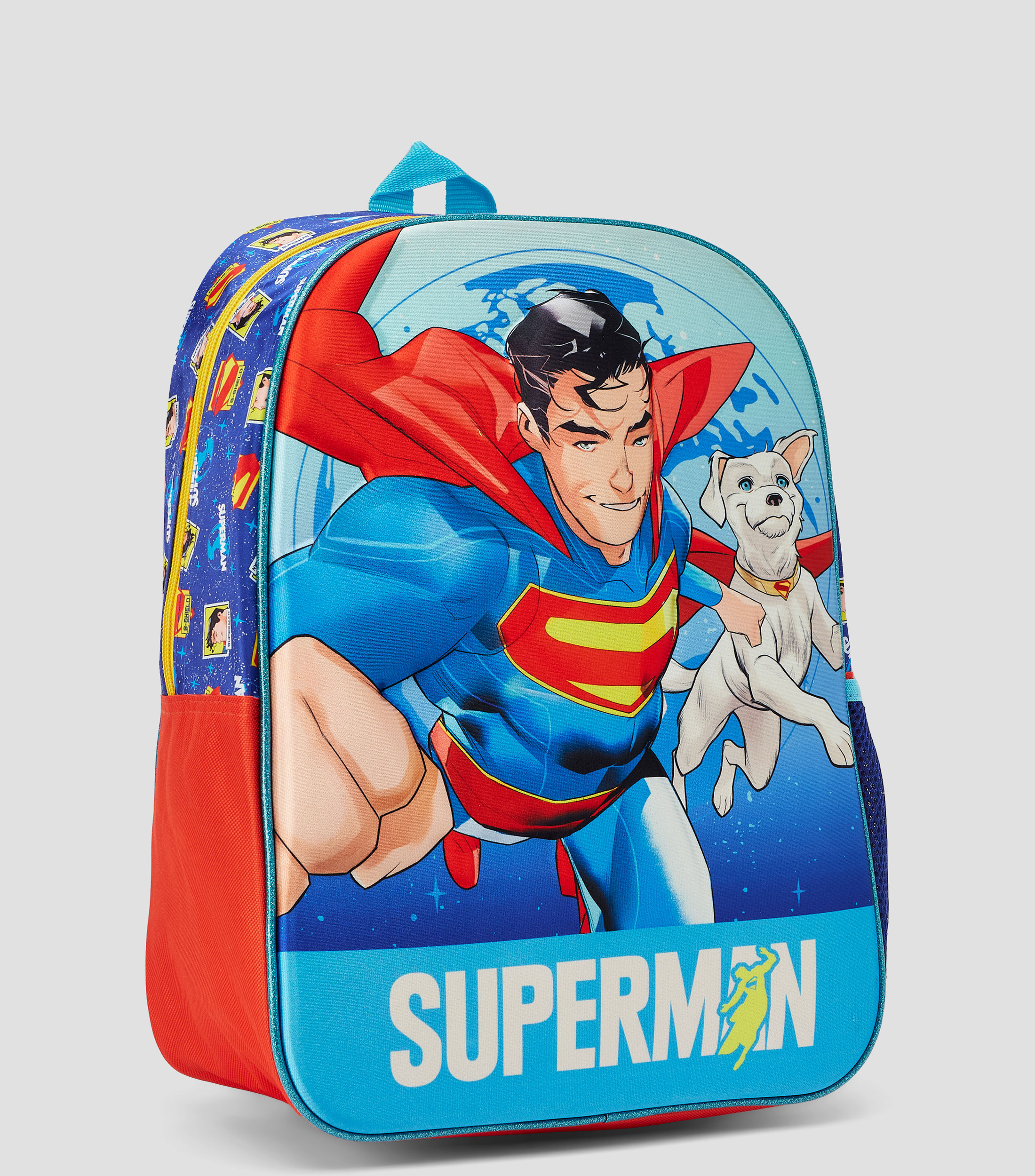 Set 3 en 1 mochila escolar Superman Niño