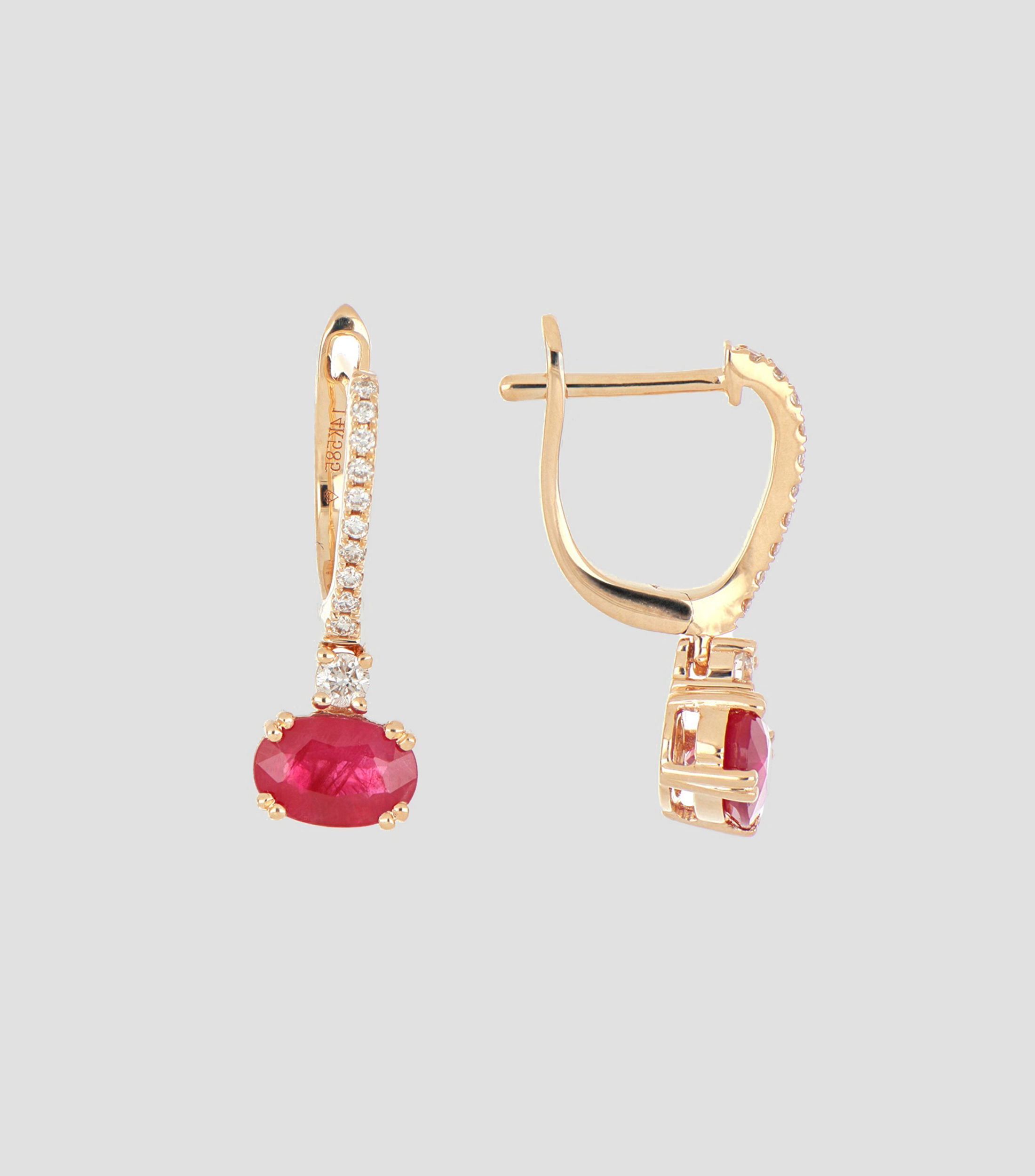 Aretes en Oro de 14 Kilates Mujer