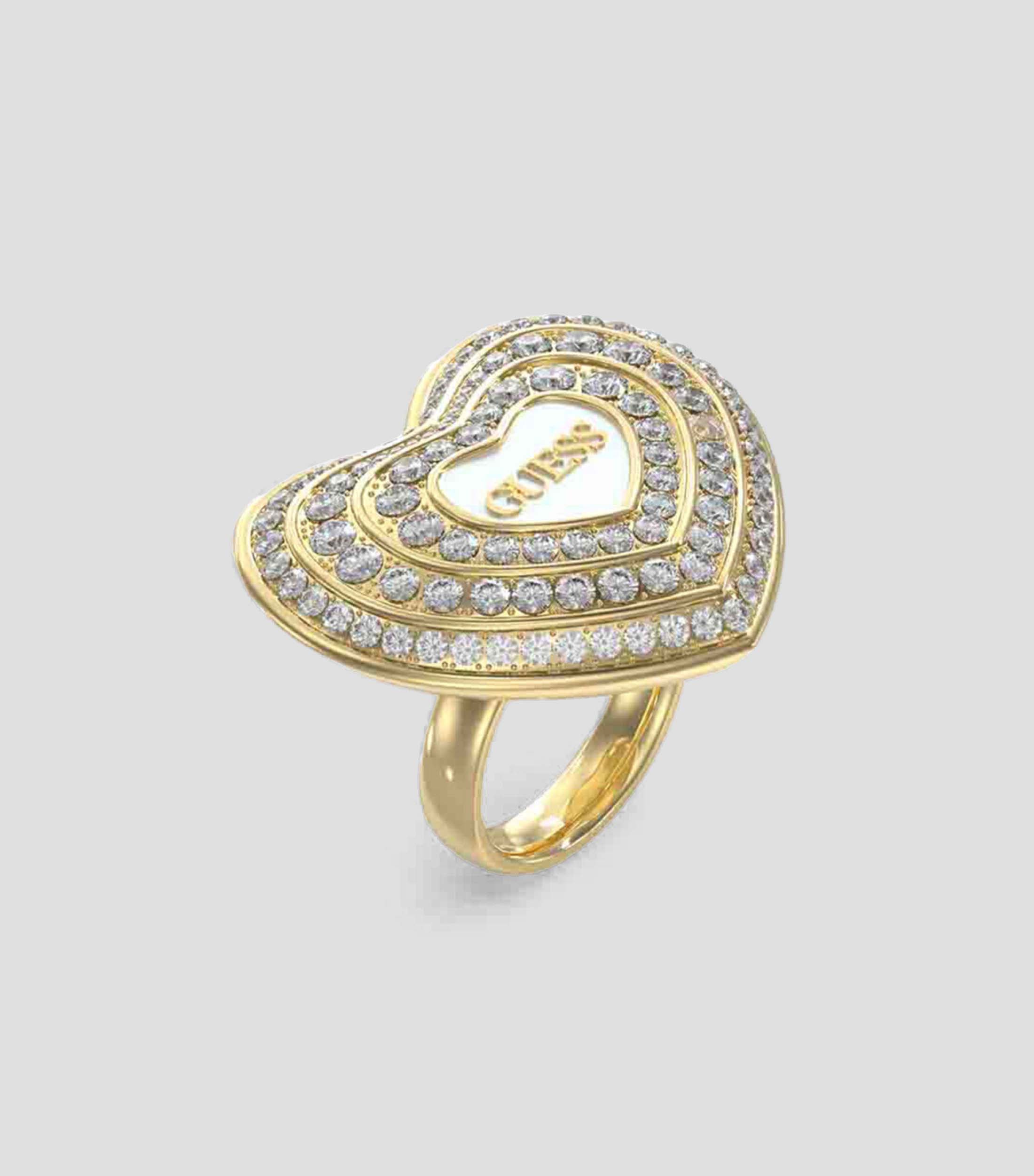 Anillo con corazón Amami Mujer