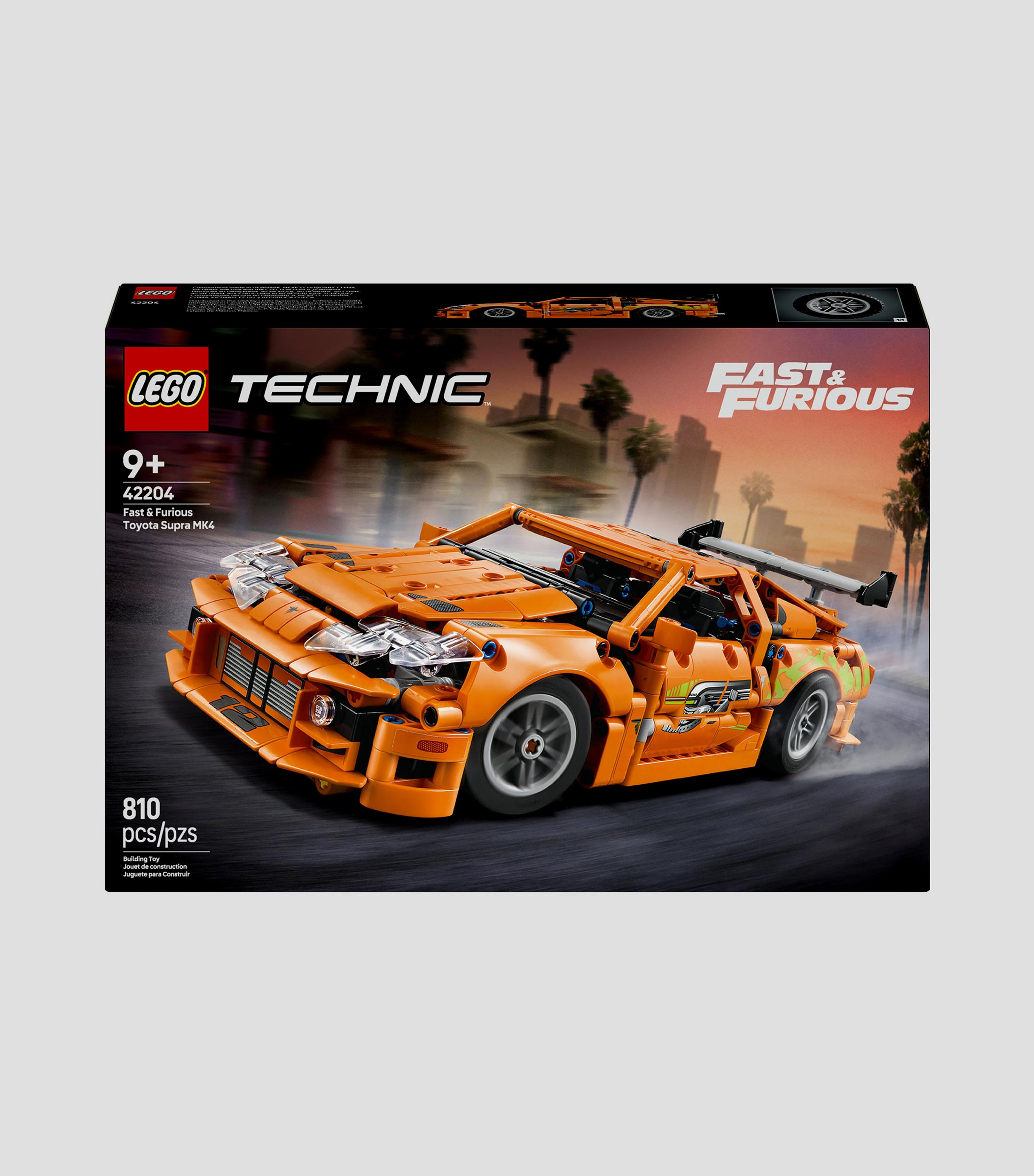 Lego Technic Fast and Furious Toyota Supra MK4 42204