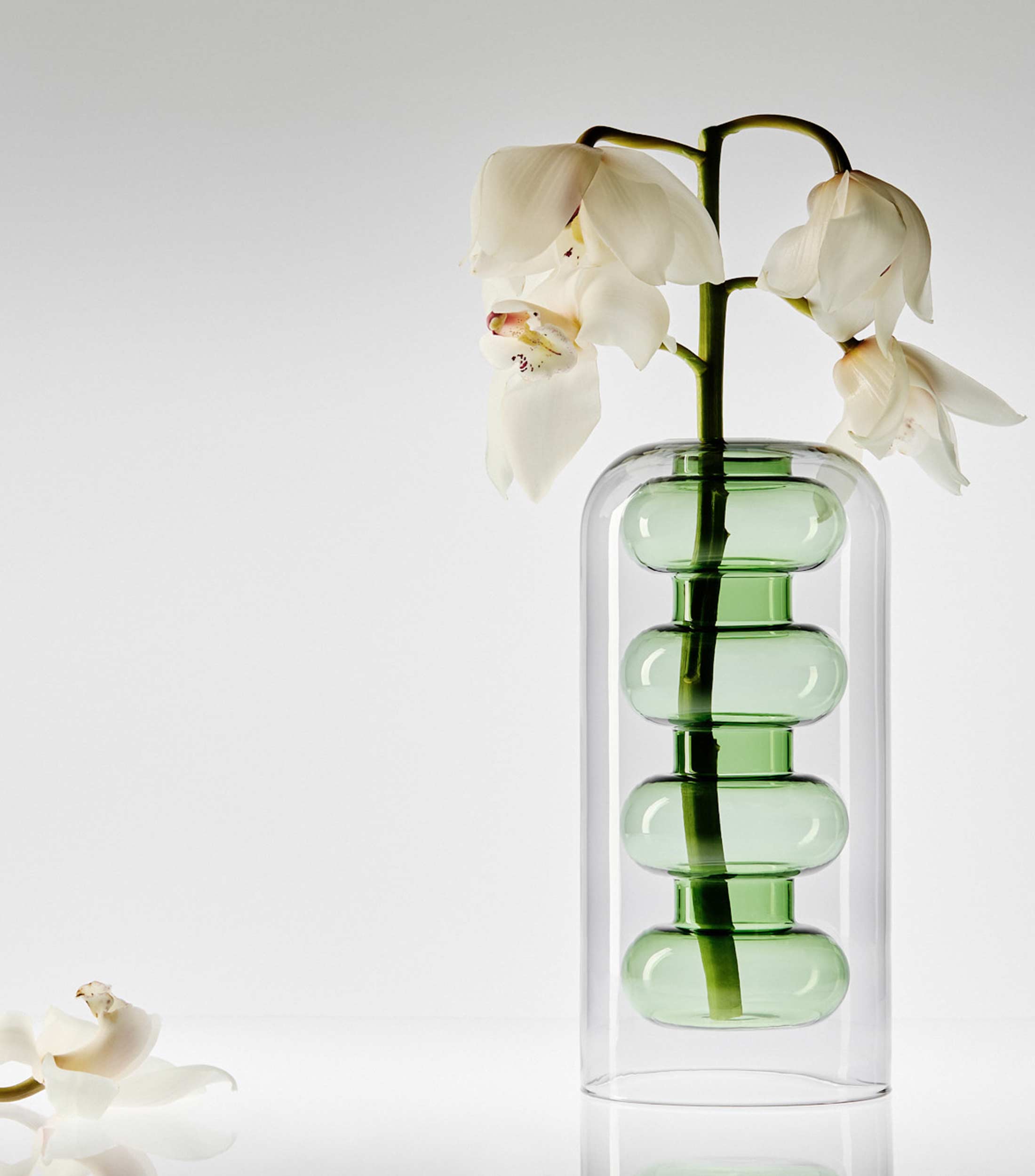 Florero Bump grande Verde