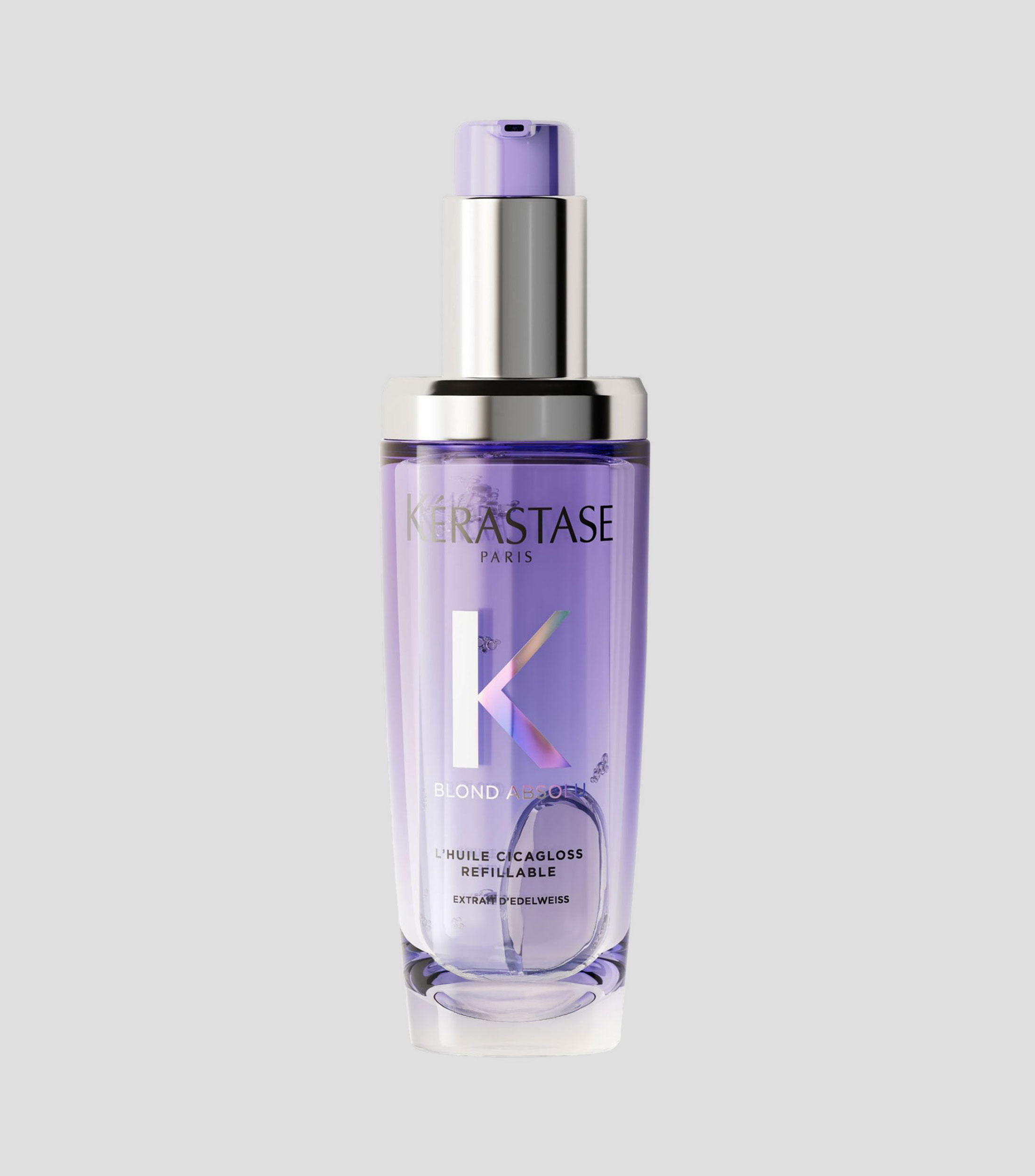 Aceite Capilar Hidratante Cicagloss para cabello Rubio, 75 ml
