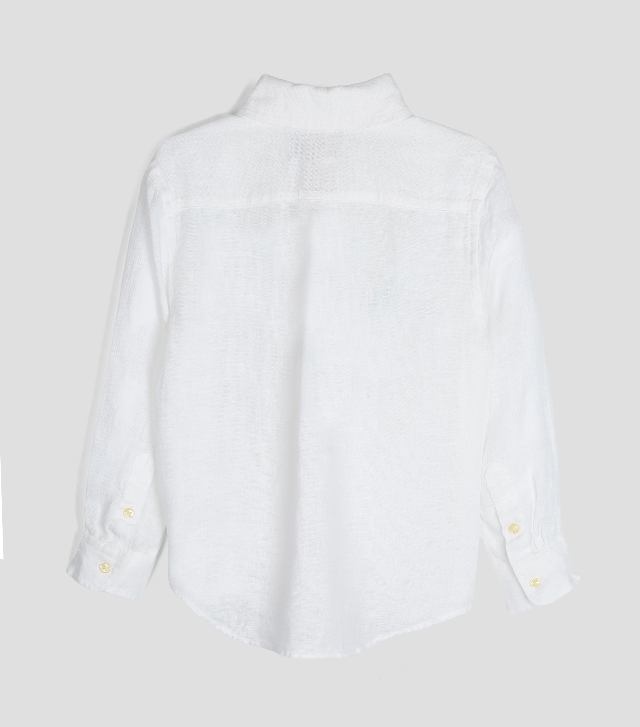 Camisa lisa manga larga Bebé