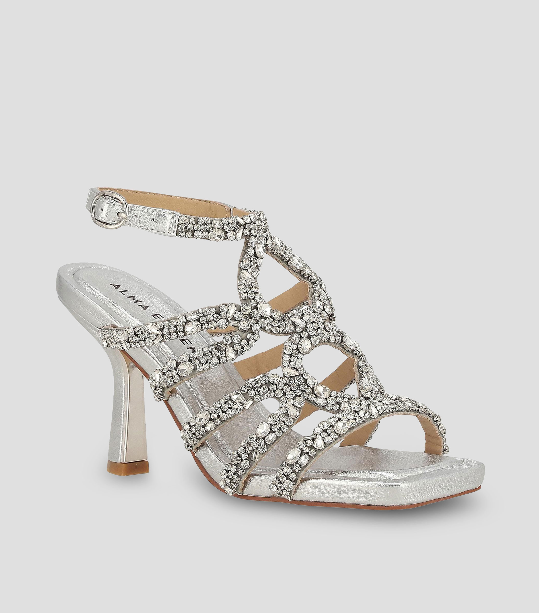 Sandalias con Tacón Delgado de 10 cm Mujer