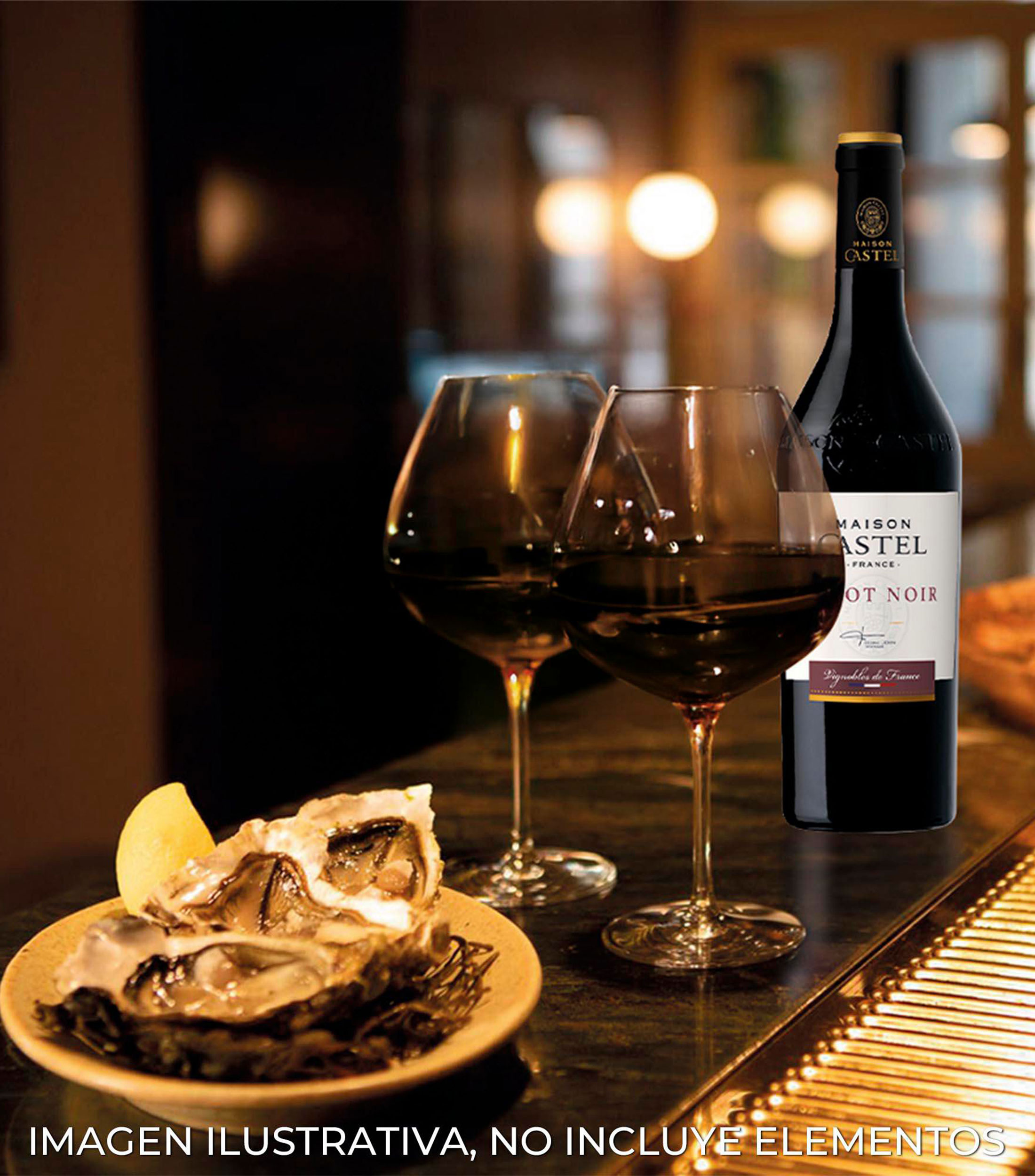 Vino Tinto Pinot Noir, Francia, 750 ml