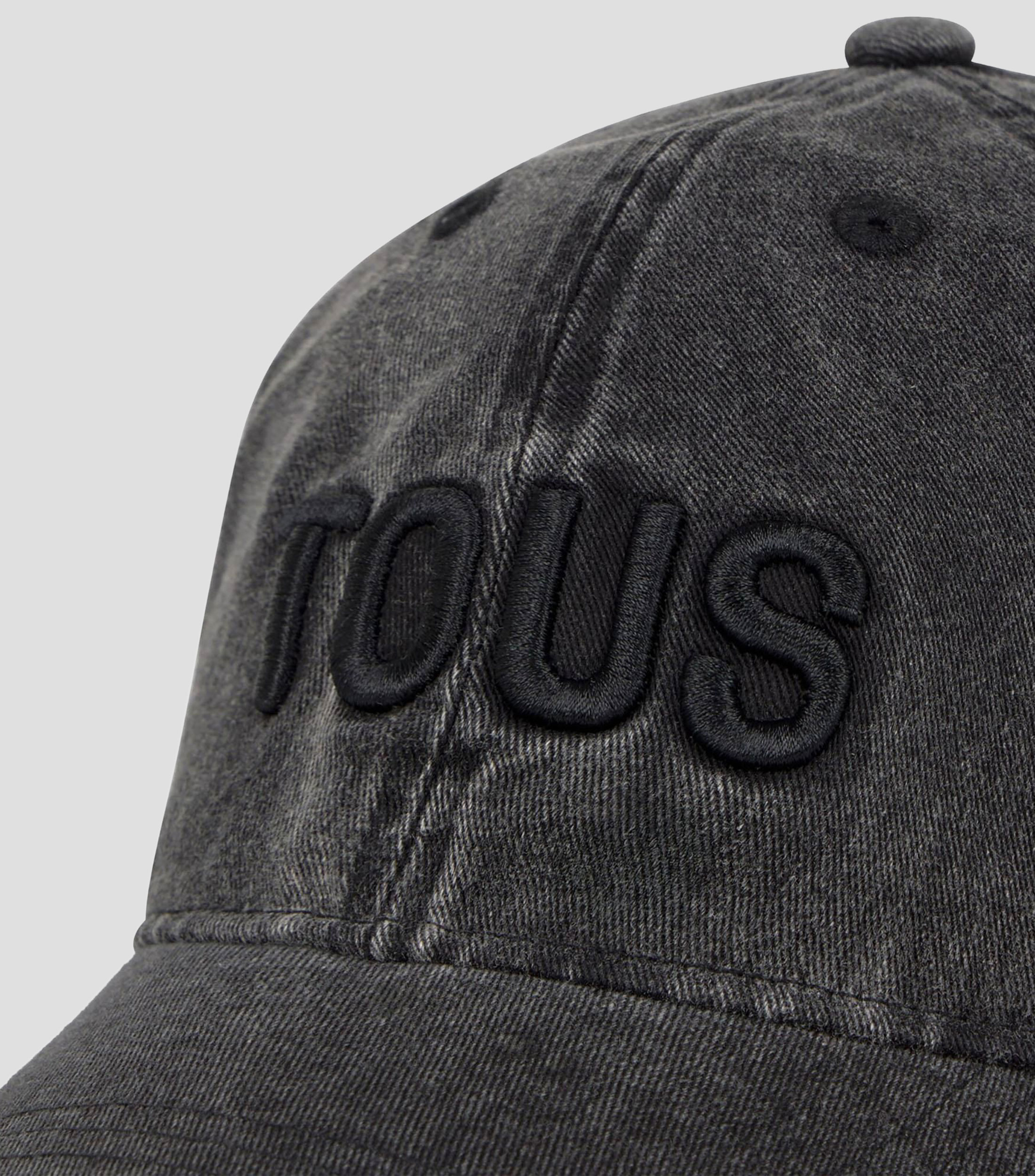 Gorra con aros deslavado Mujer