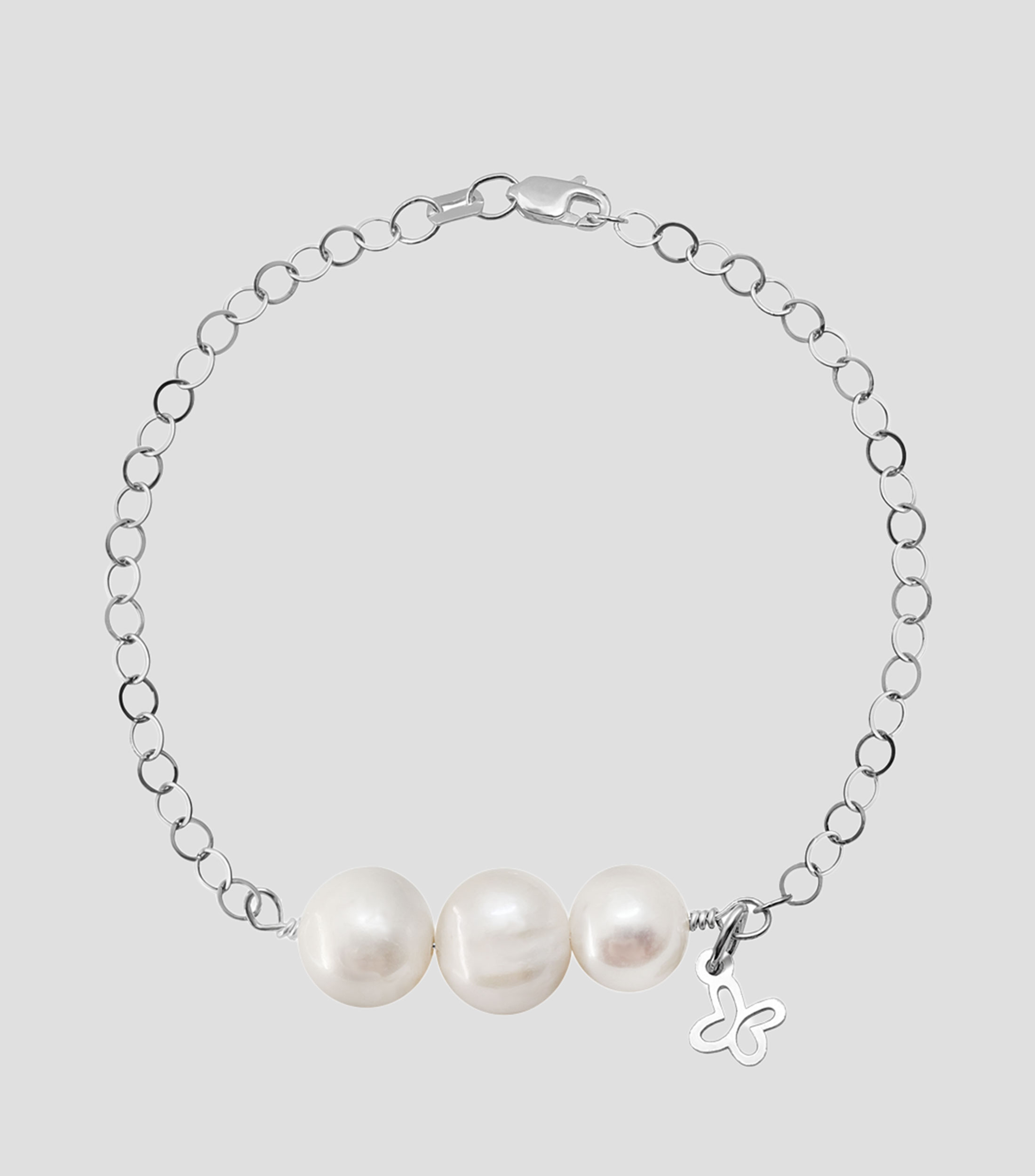 Pulsera en Plata .925 Mariposa Mujer