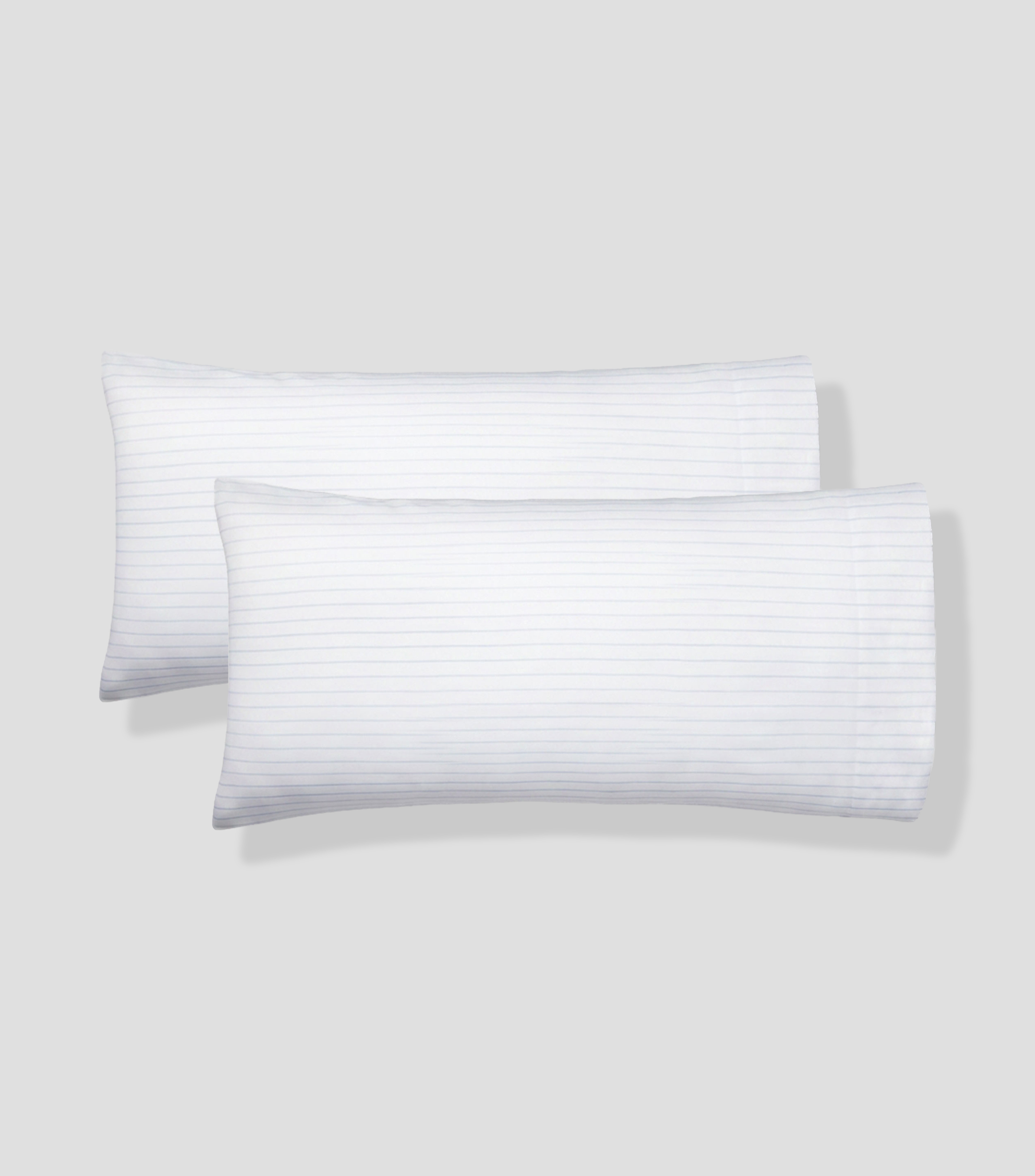 Juego de fundas para almohada King Size en algodón Spencer azul