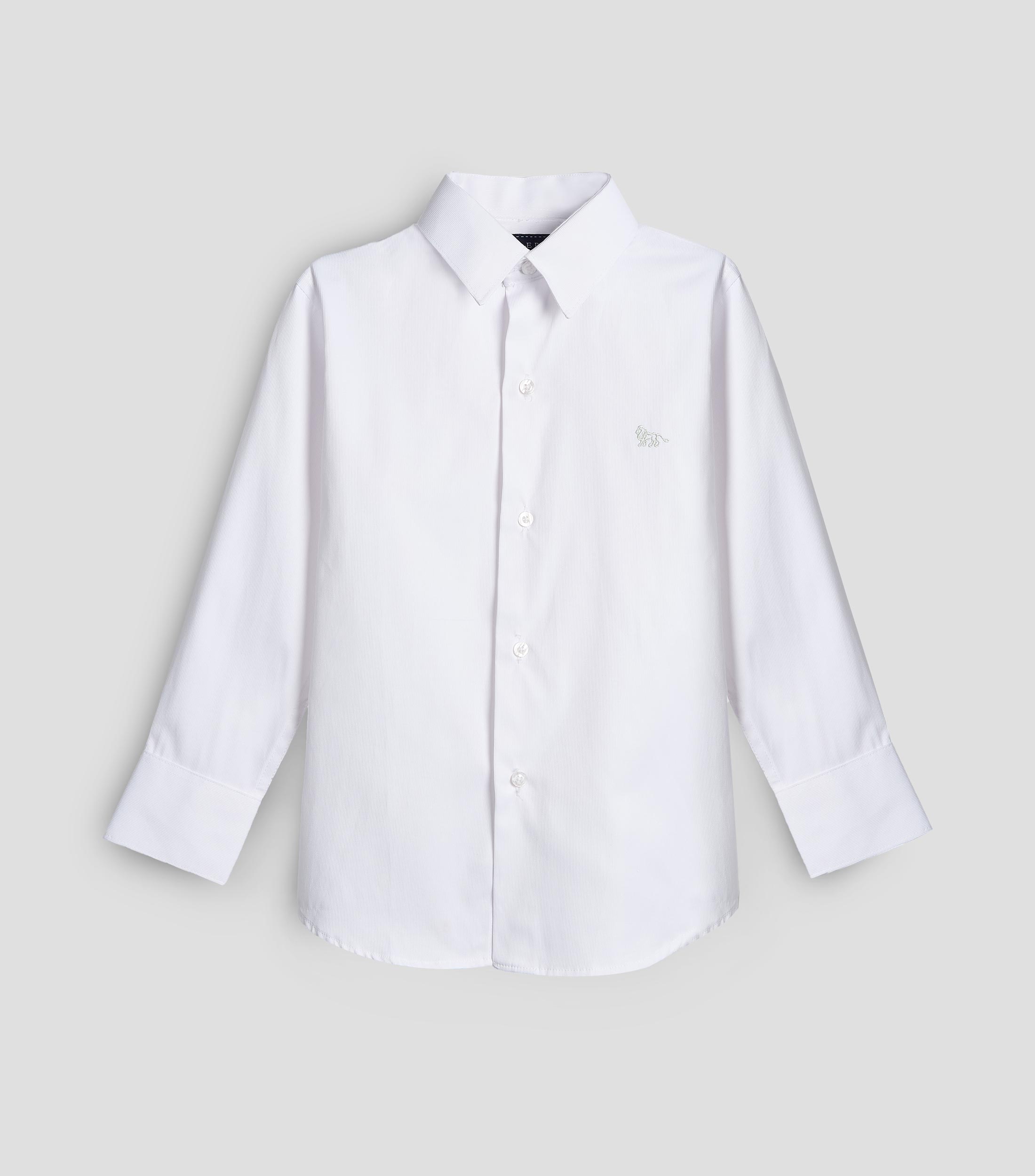 Camisa de vestir lisa manga larga Niño
