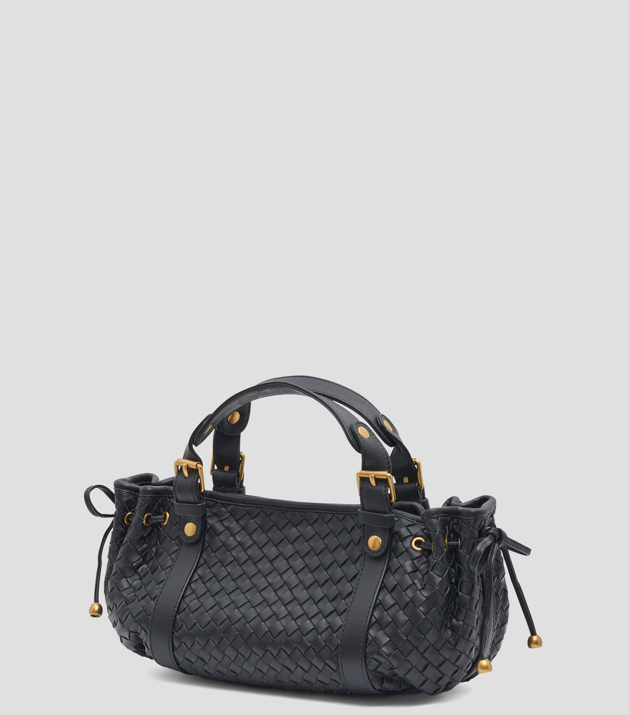 Bolsa crossbody 24H en piel lisa Mujer