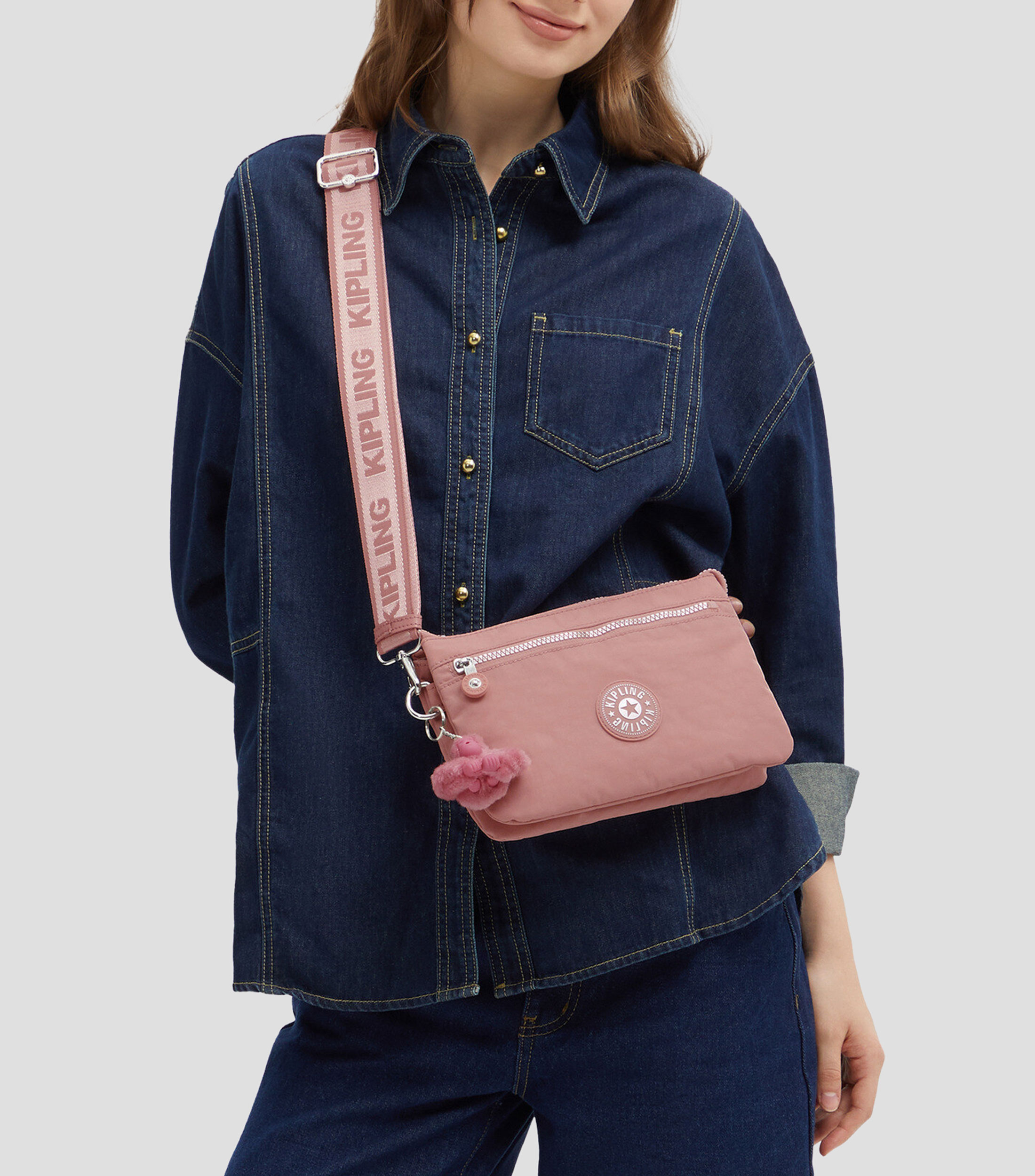 Bolsa crossbody rosa Riri lisa Mujer