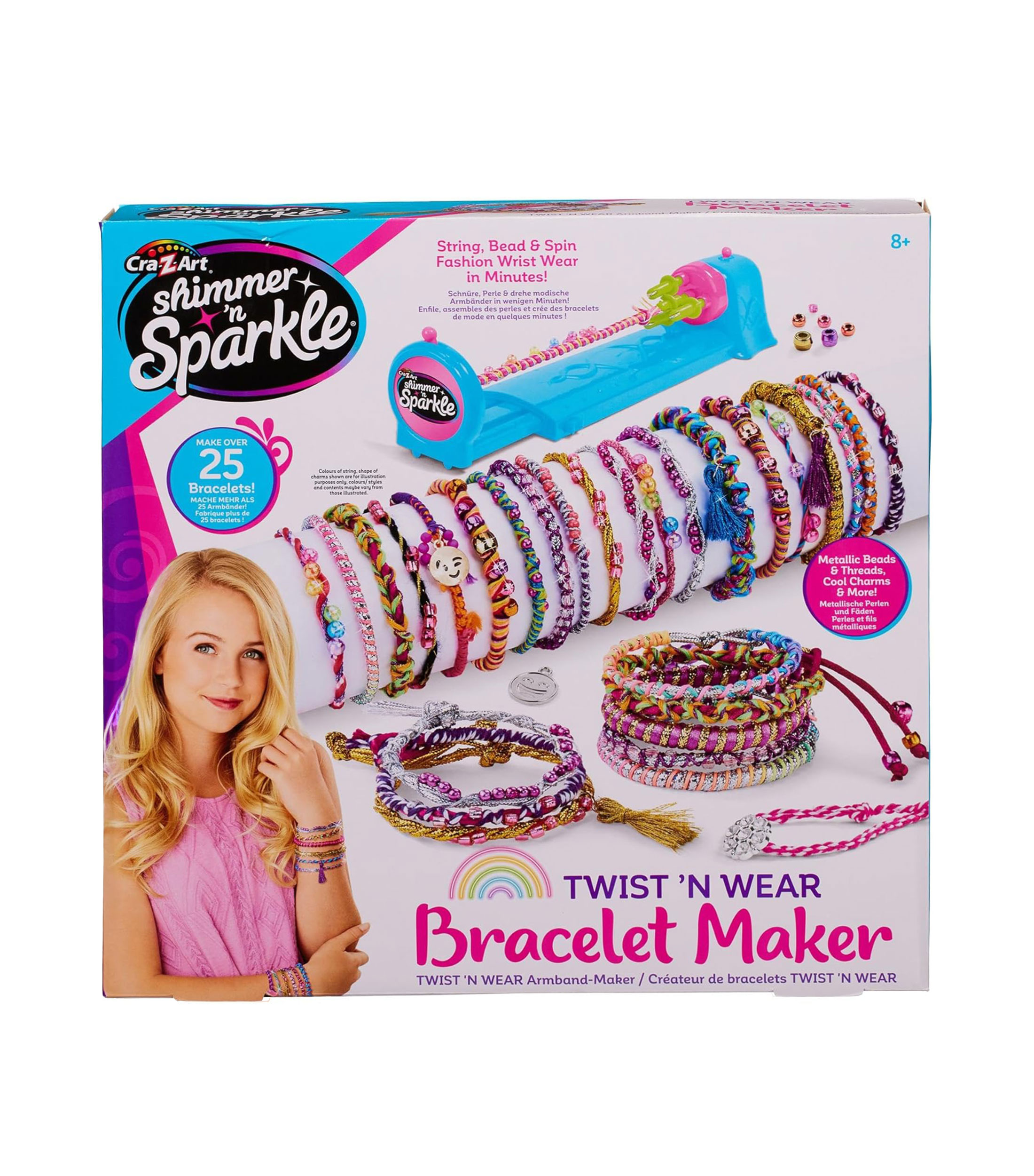 SHIMMER & SPARKLE TWIST BRAZALETES BRILLO NEON