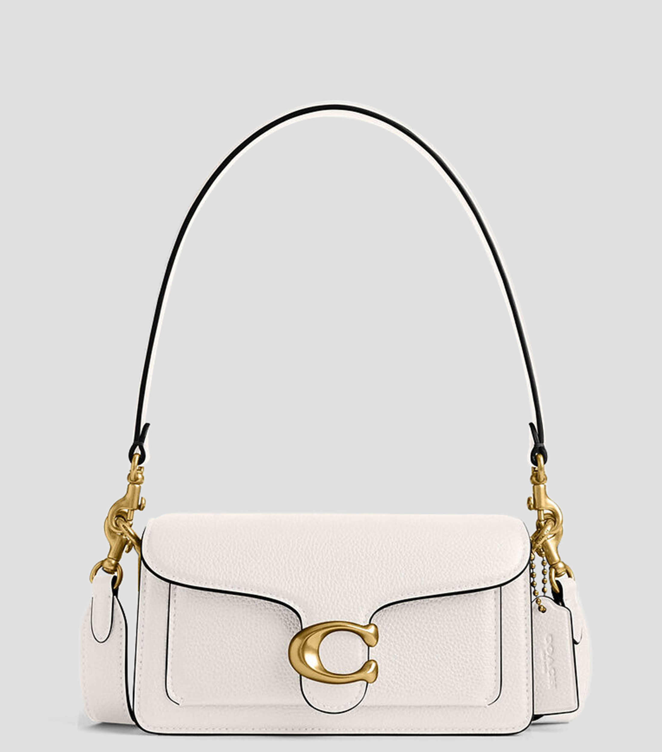 Bolsa shoulder en piel Tabby granulada Mujer