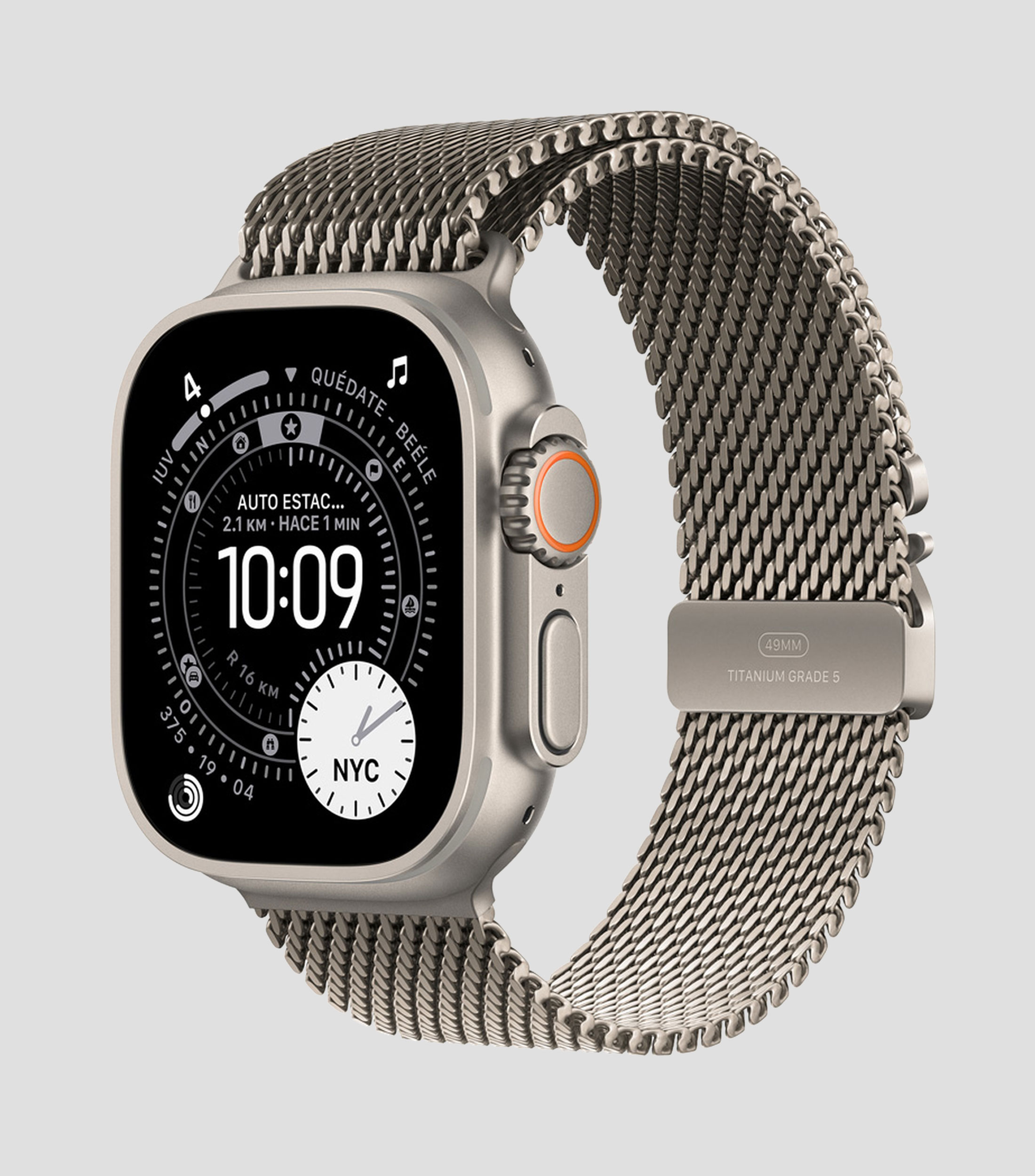 Apple Watch Ultra 3 GPS de 49 mm, Caja de Titanio