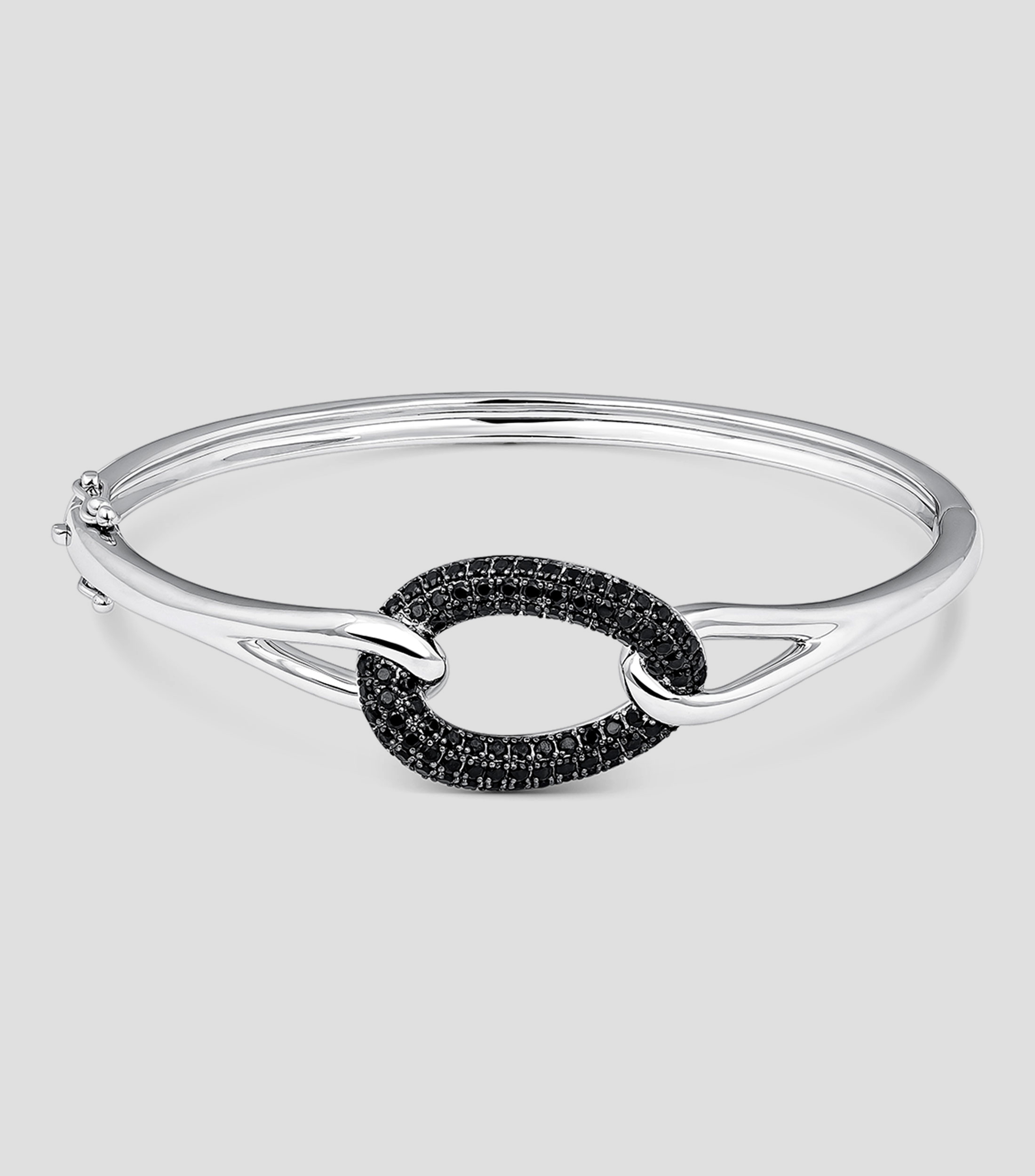 Brazalete de Plata Ley .925 con Espinela Argento Mujer