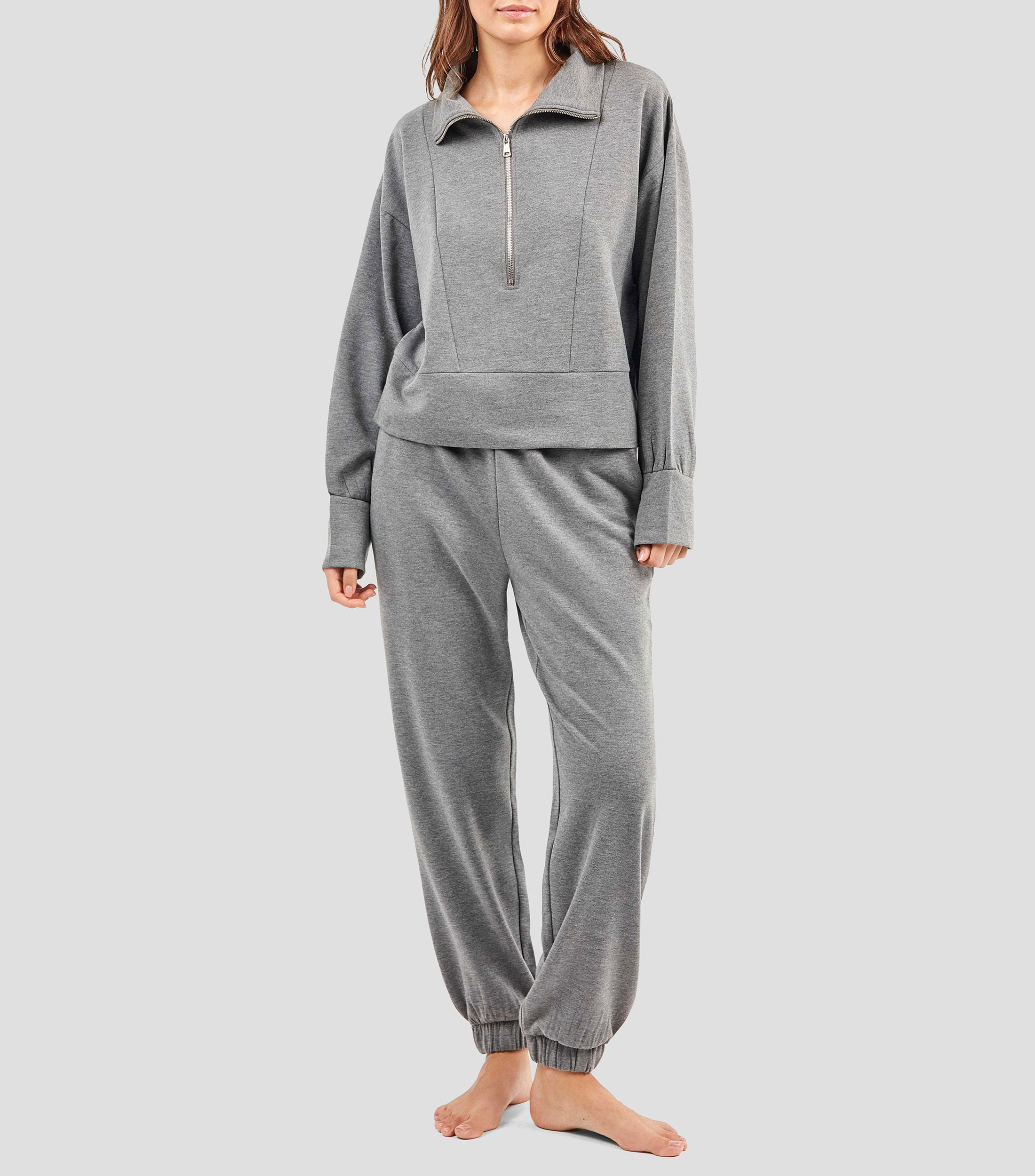 Sudadera con cierre Mujer