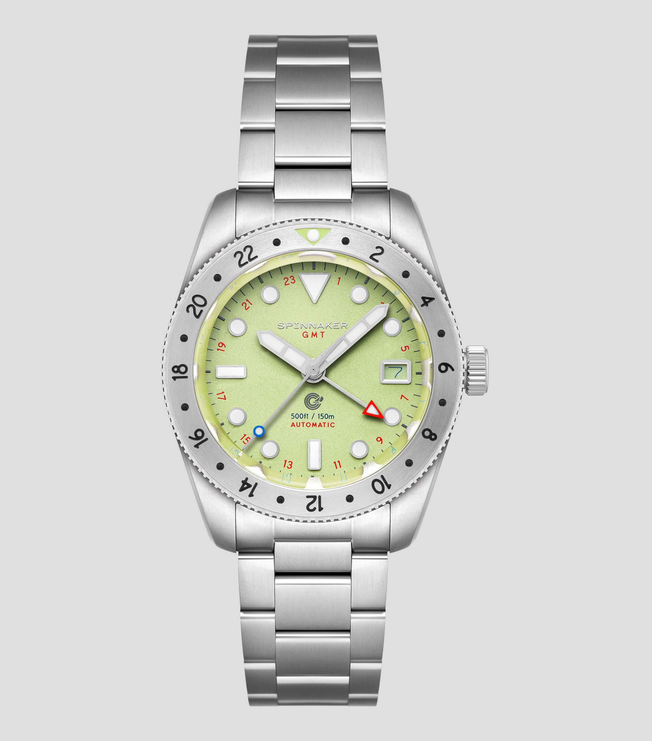 Reloj para hombre Croft 39 GMT Casual Plateado