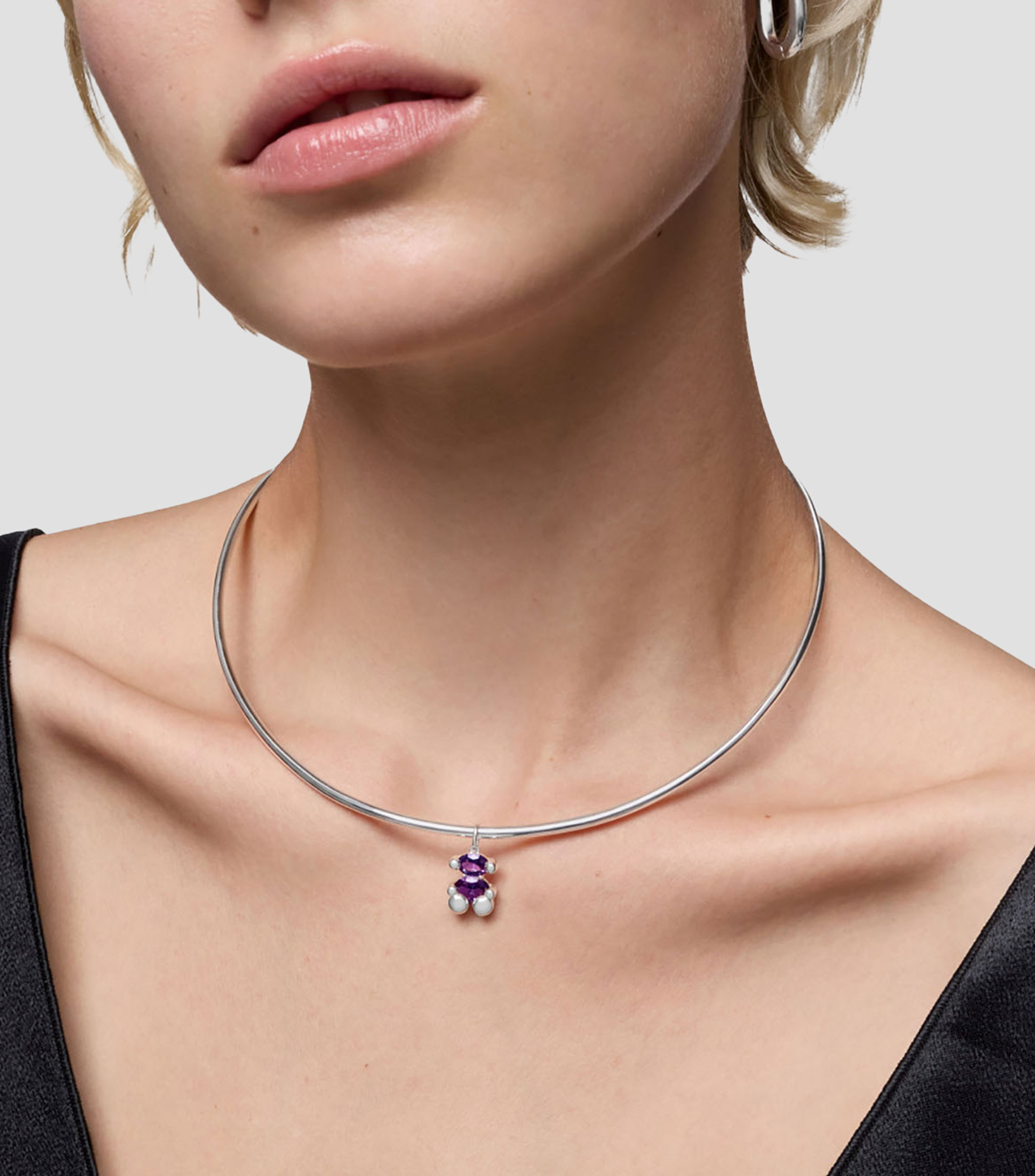 Dije en Plata .925 con Incrustacion Mujer