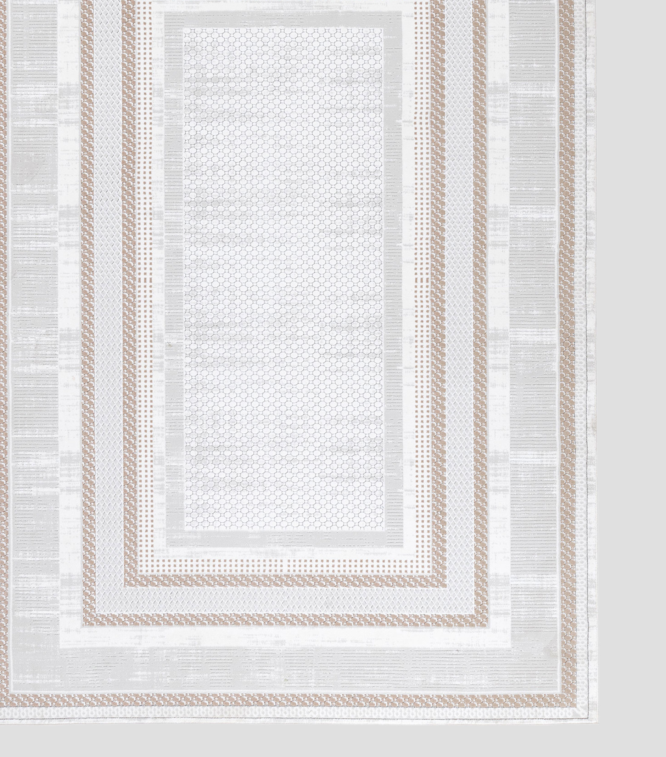 TAPETE BROOKE 01 CREMA CAFE 230X160