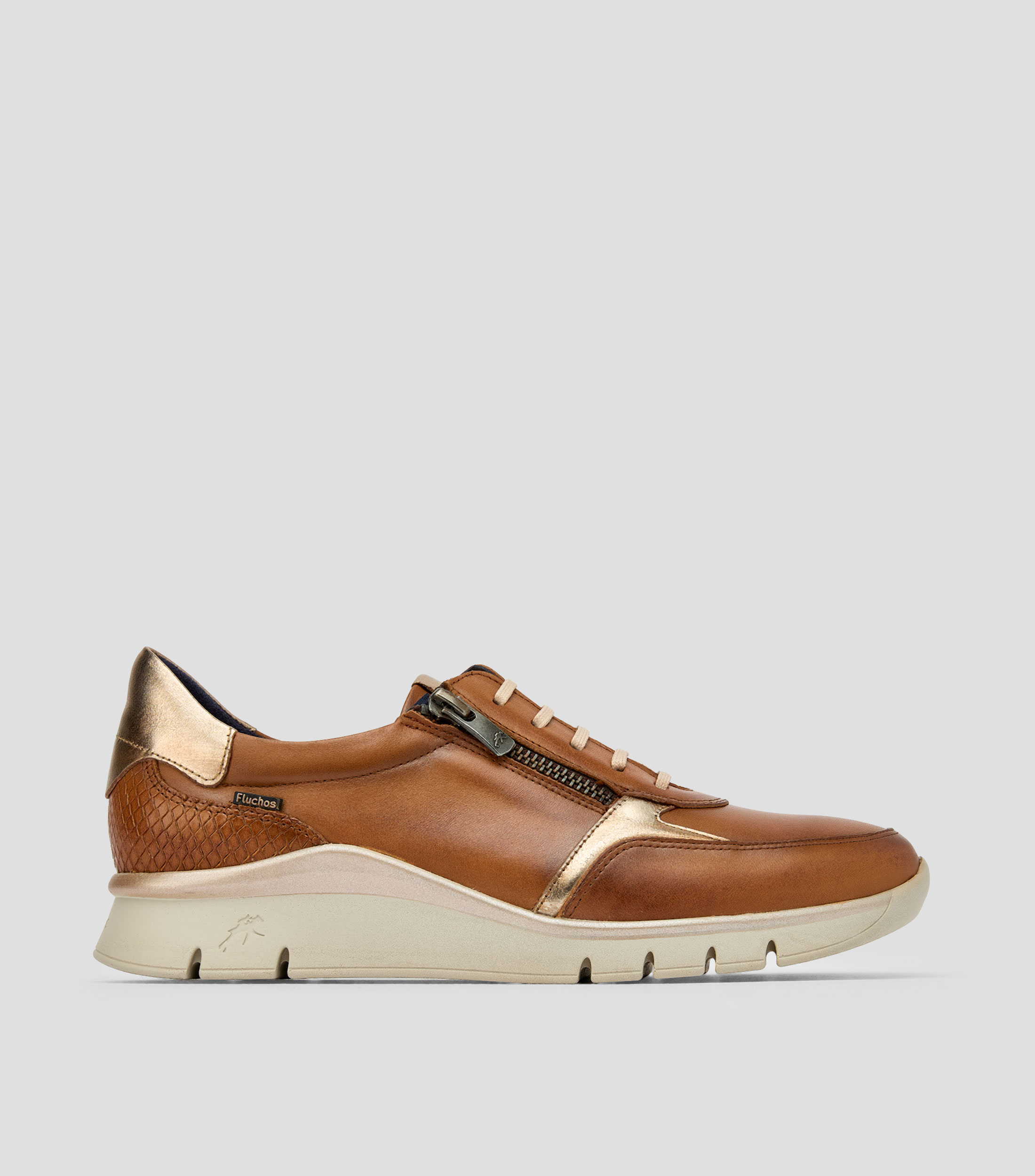 Tenis casuales en piel Mujer