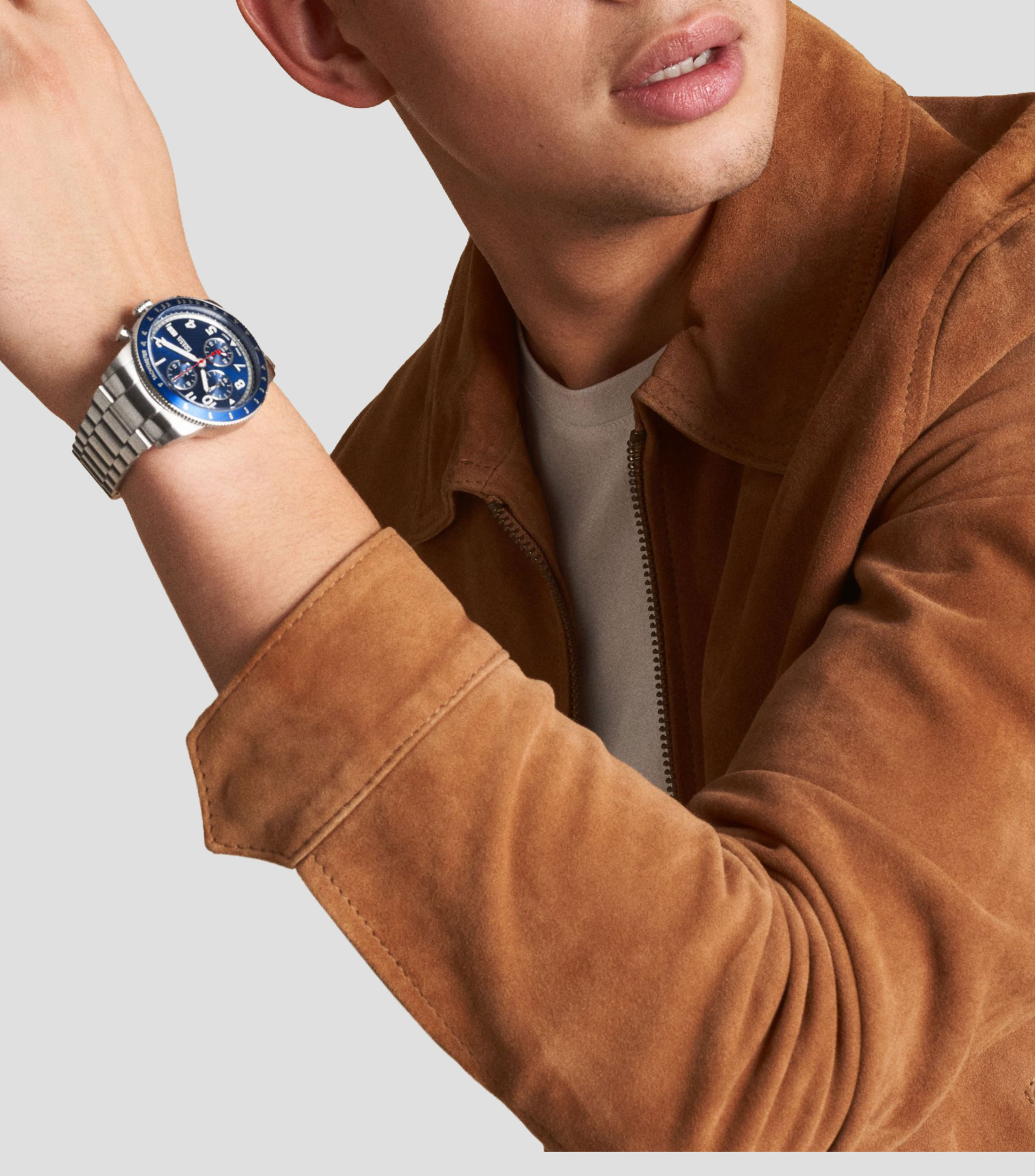 Reloj para Hombre casual Sport Tourer azul, plateado