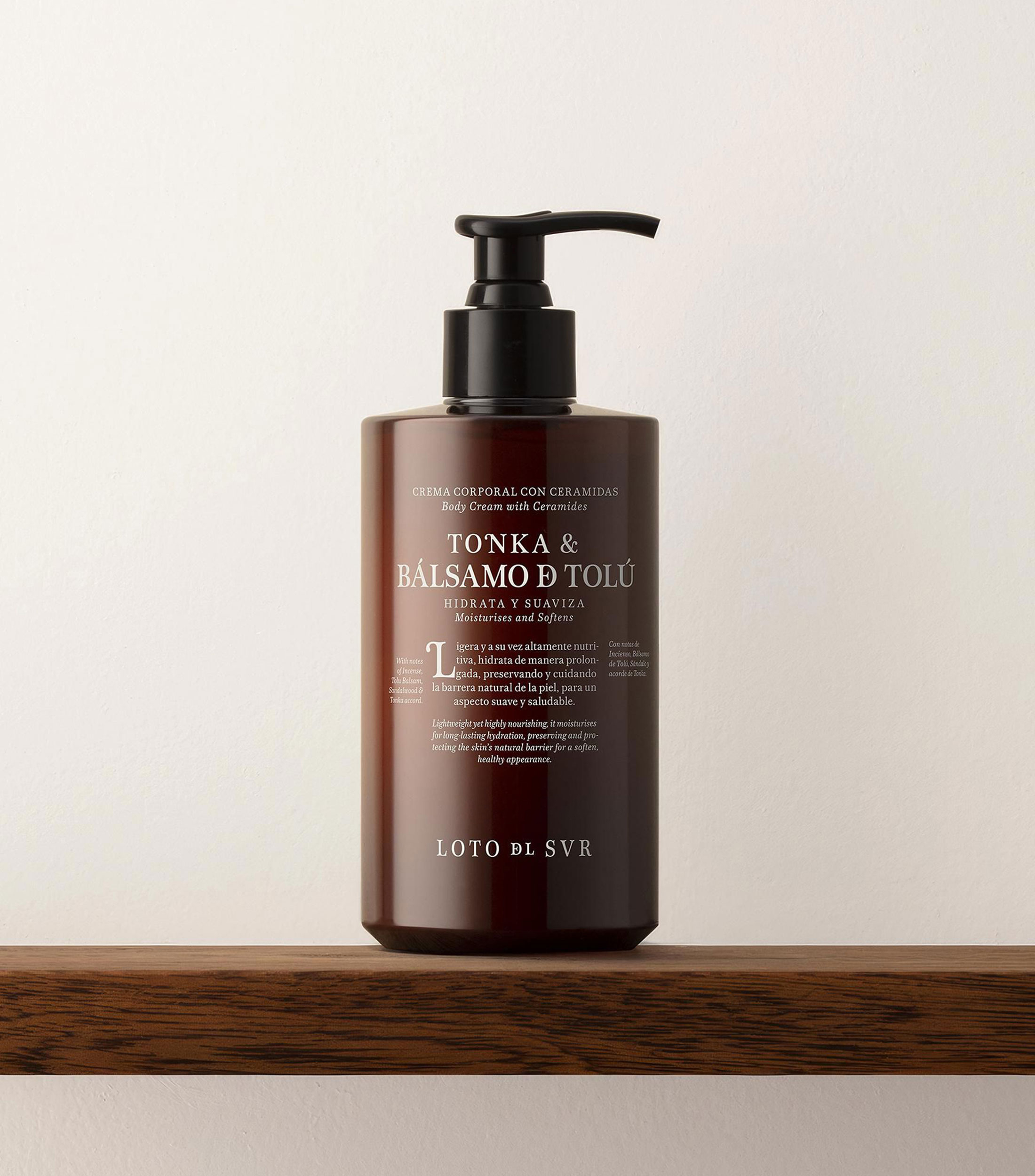 Crema con Ceramidas Tonka & Bálsamo De Tolú, 285 ml