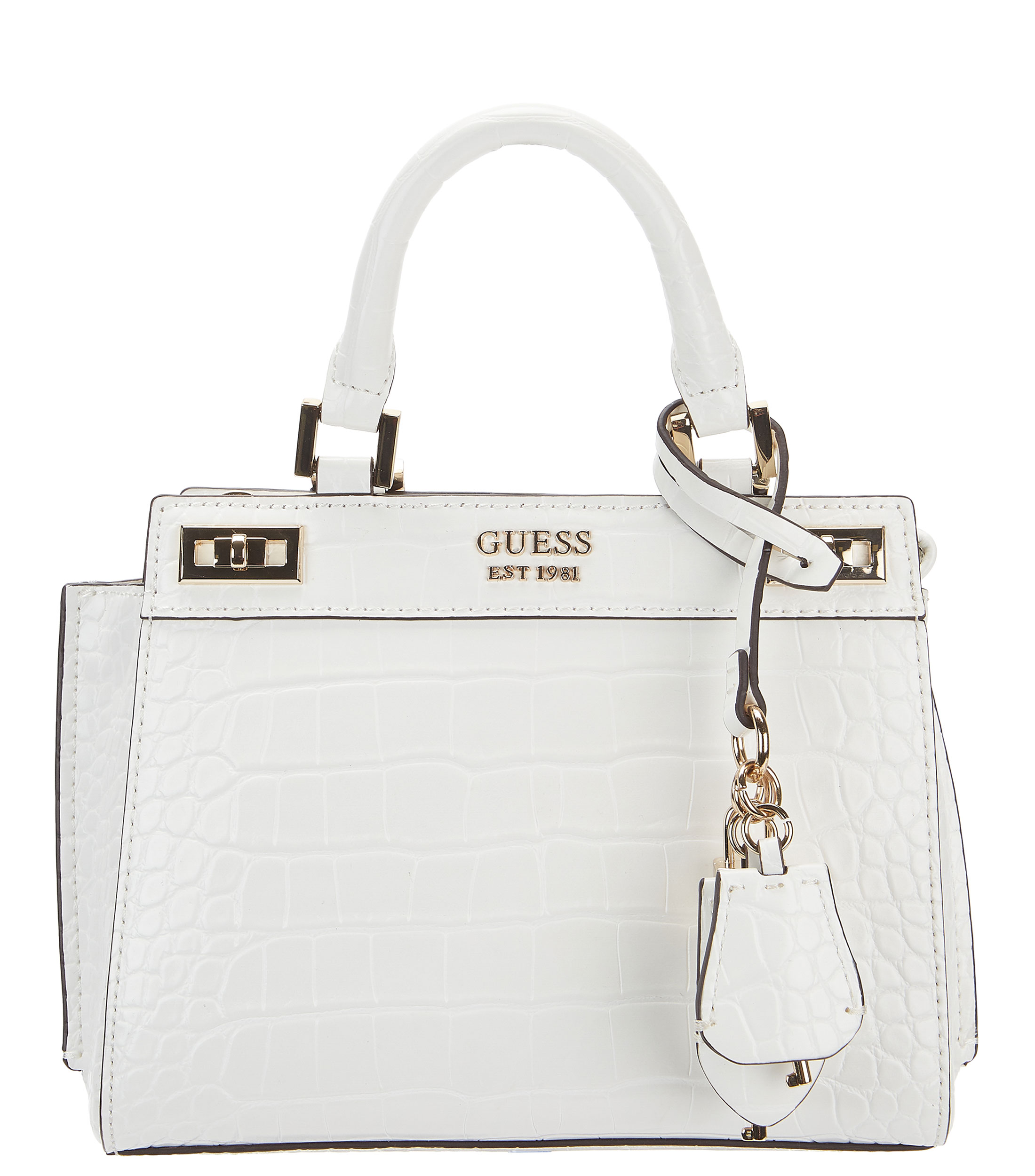 Guess BOLSO LEIE STATUS SATCHEL MUJER Blanco - Bolsos Bolso Mujer 138,47 €