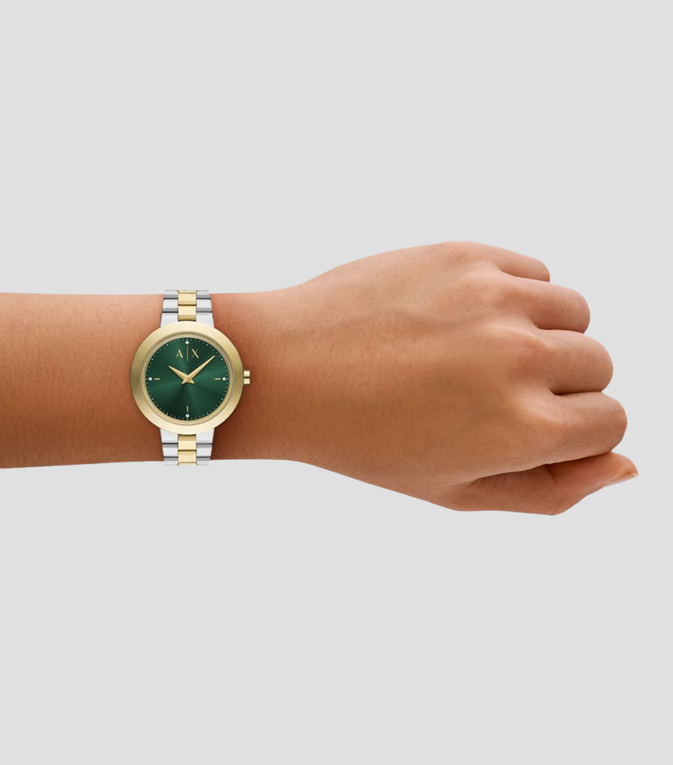 Reloj para Mujer Smart Verde, Dorado
