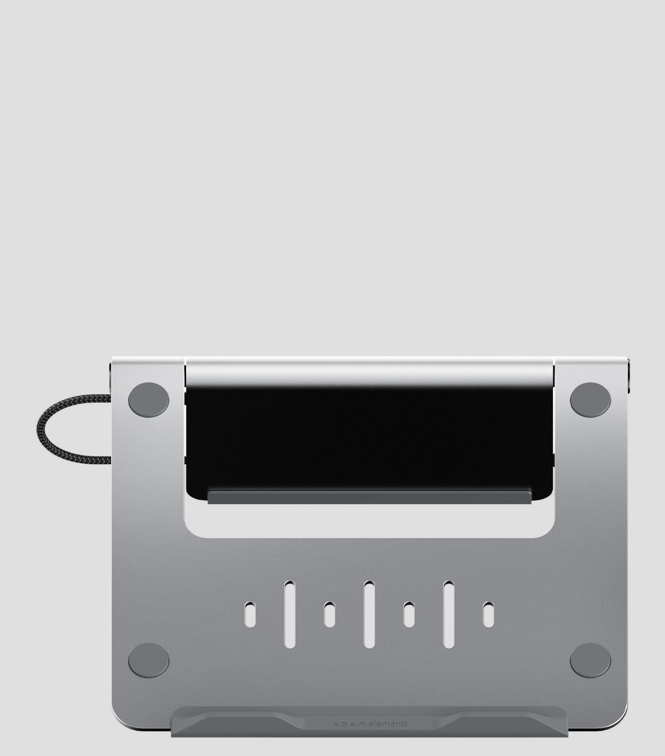 Soporte para laptop CASA HUB AAPADHUBSTDGY, gris
