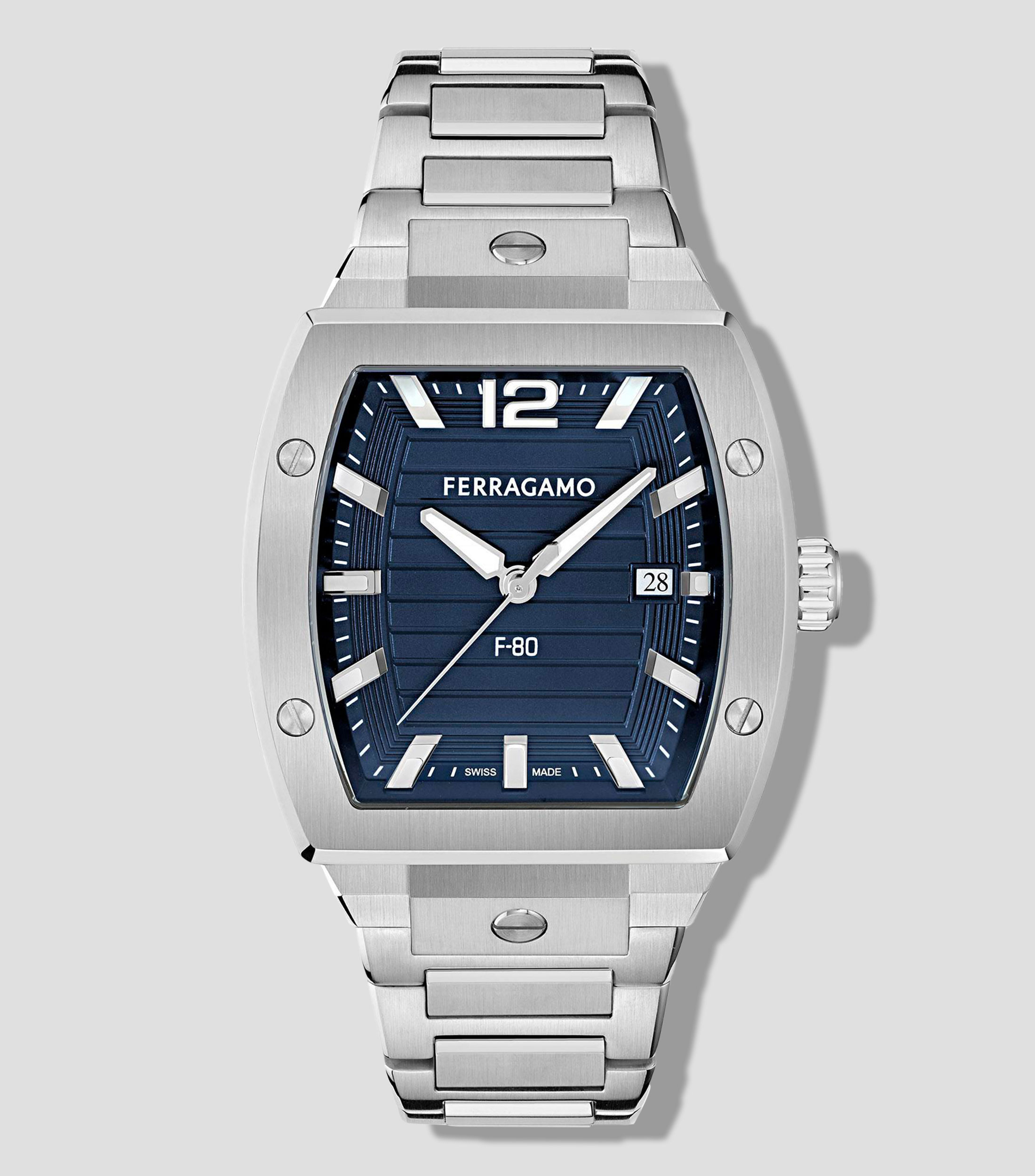 Reloj para Hombre Ferragamo F-80 Tonneau azul