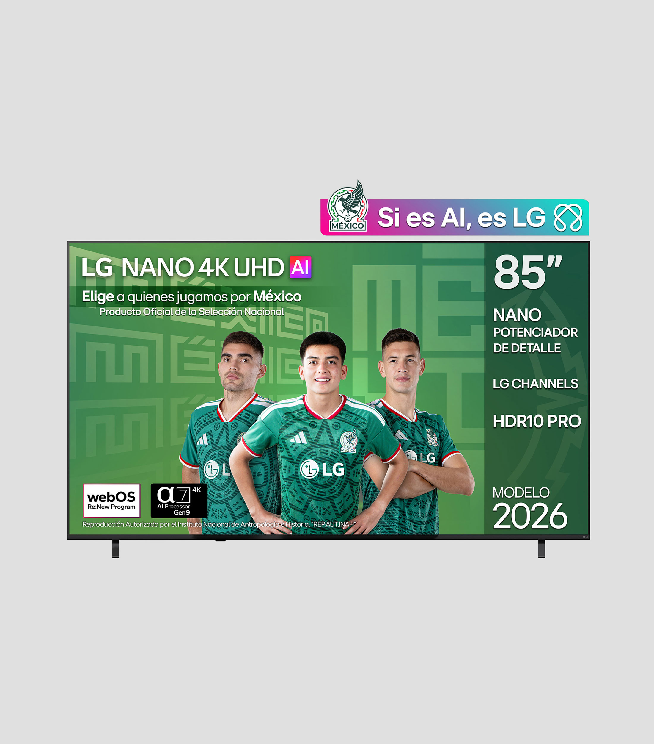 Pantalla 85 Pulgadas Plana NanoCell 4K 85NU850BPSA