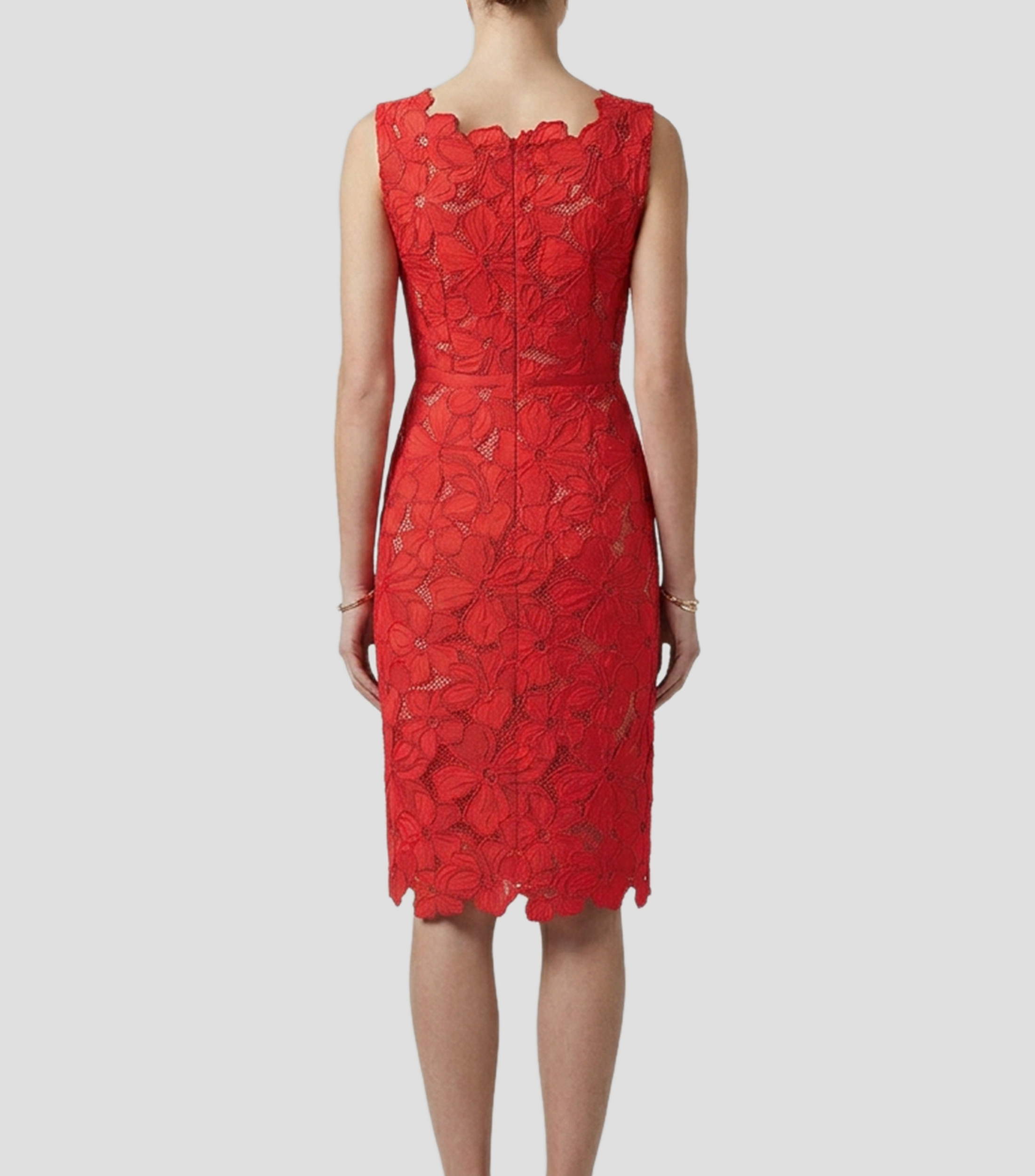 Vestido midi fantasía Mujer