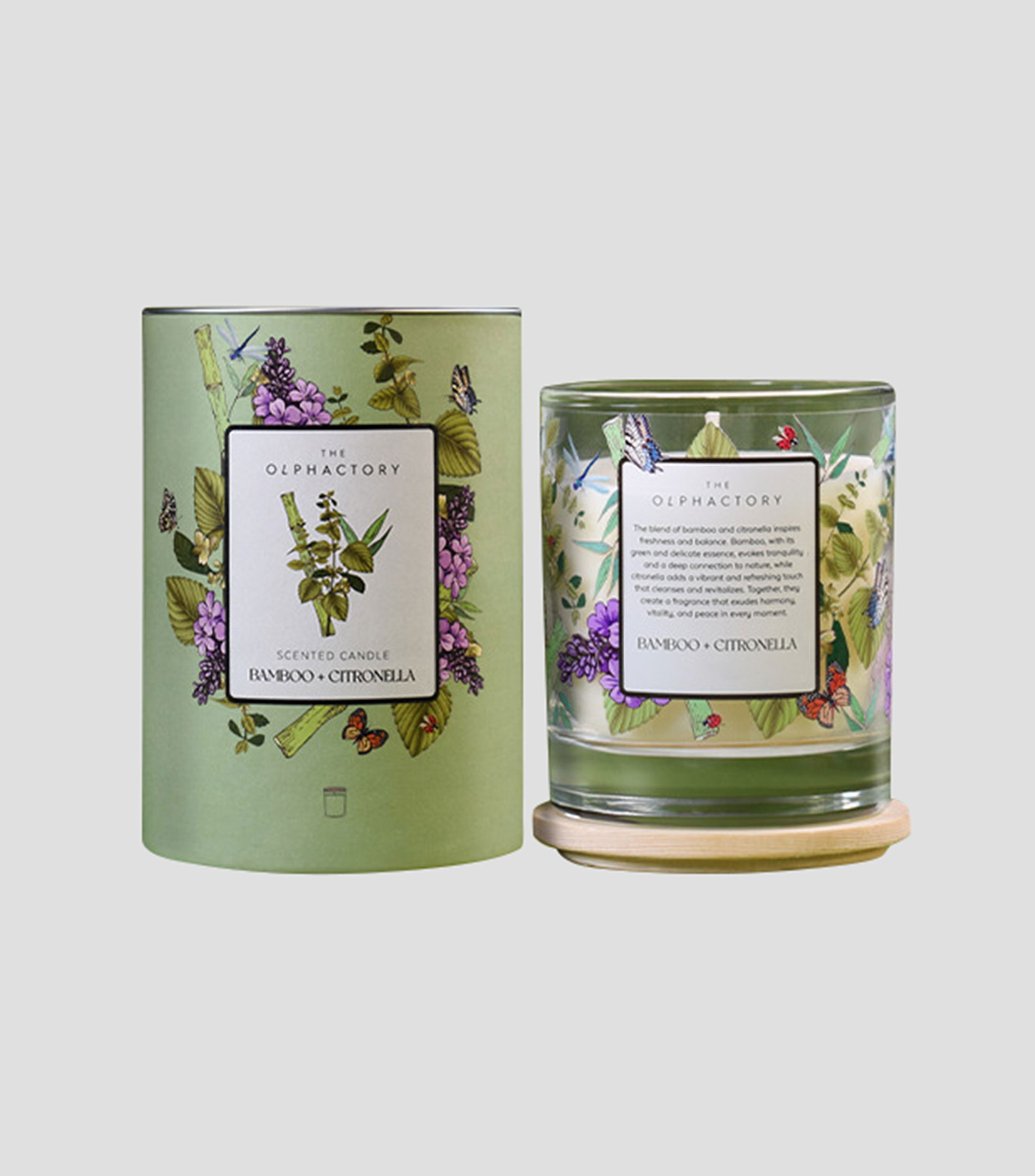 Vela aromática Bambú y Citronella