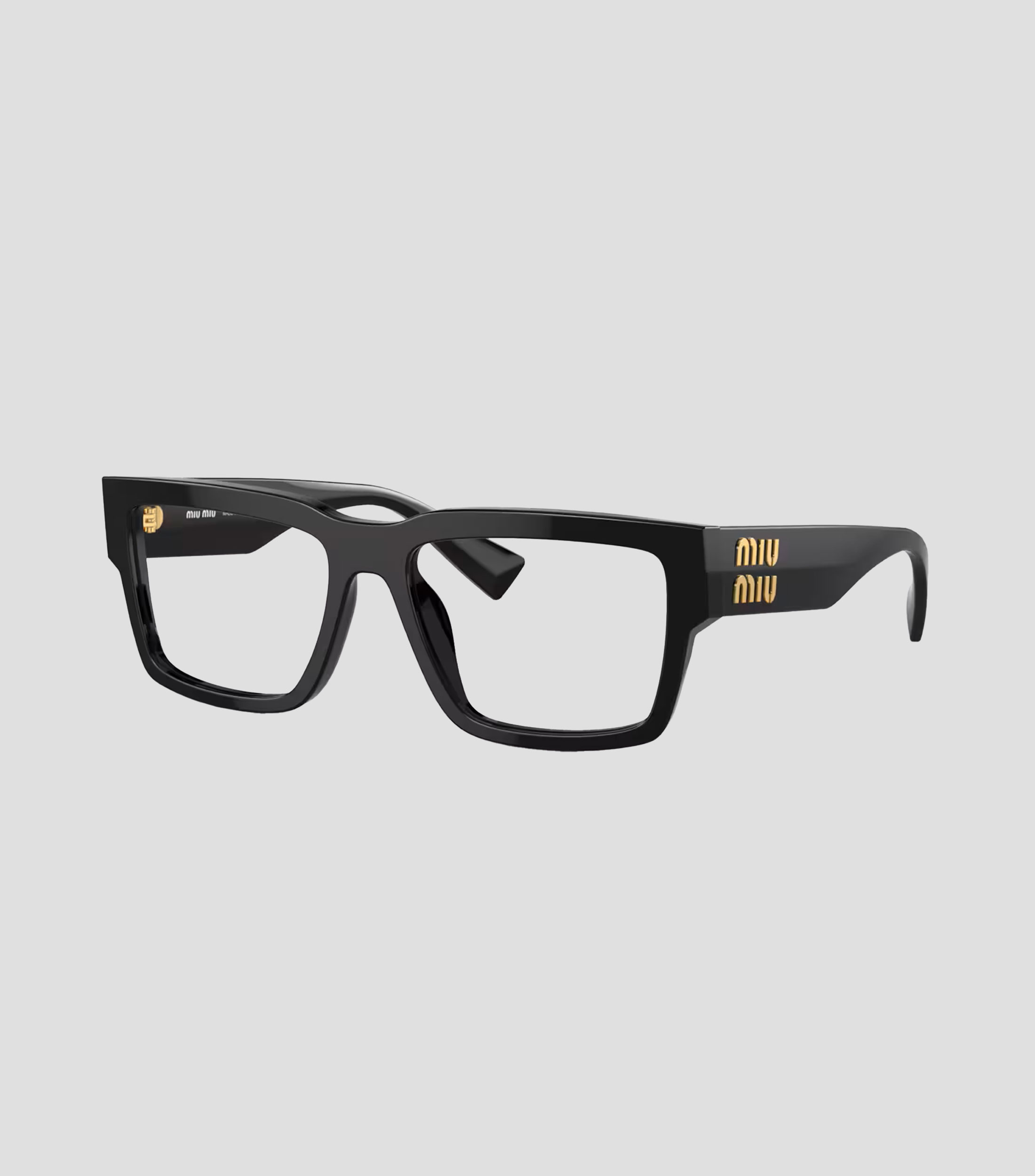 Lentes oftálmicos cuadrados negros Mujer