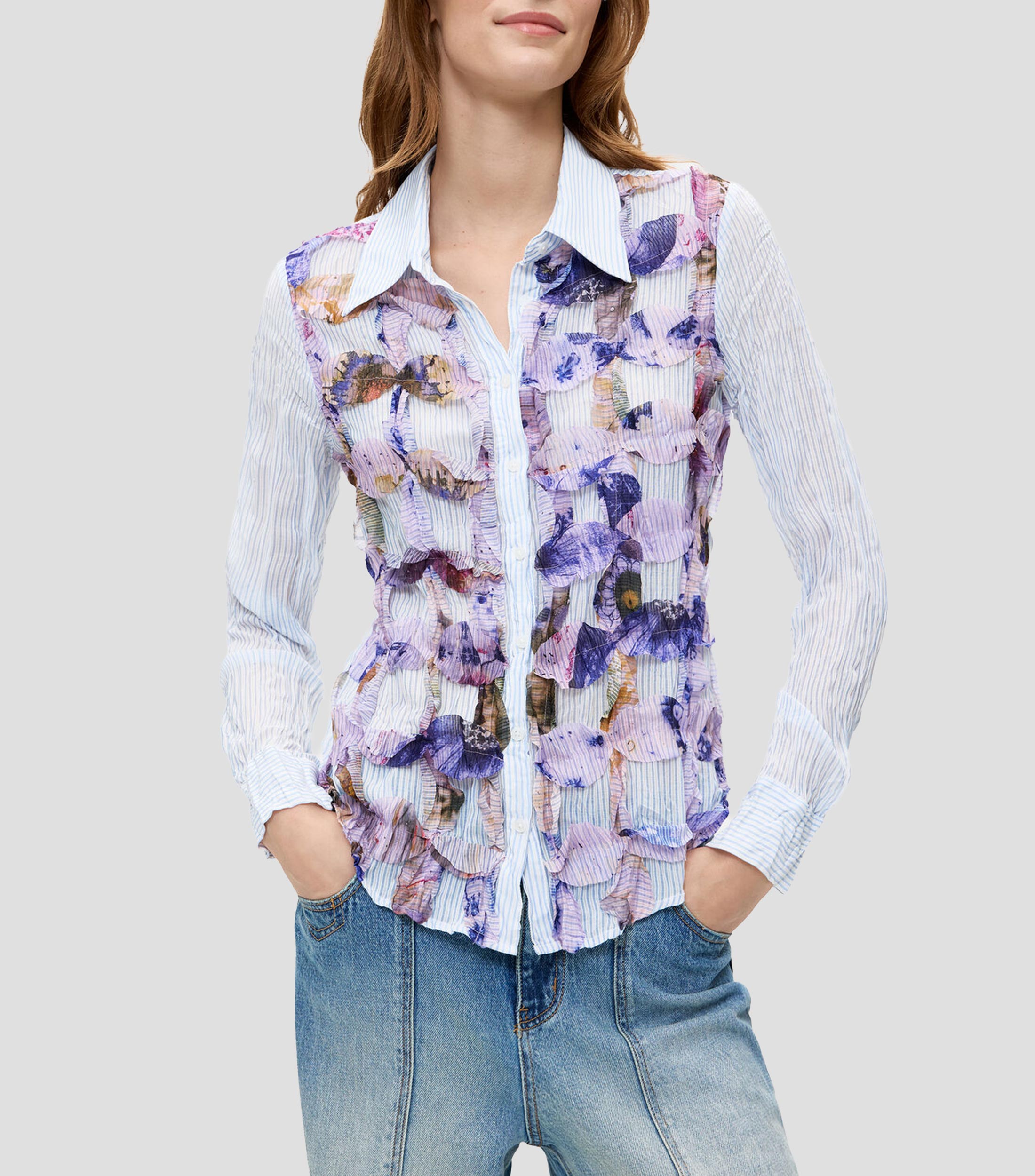 Camisa fantasía manga larga Mujer