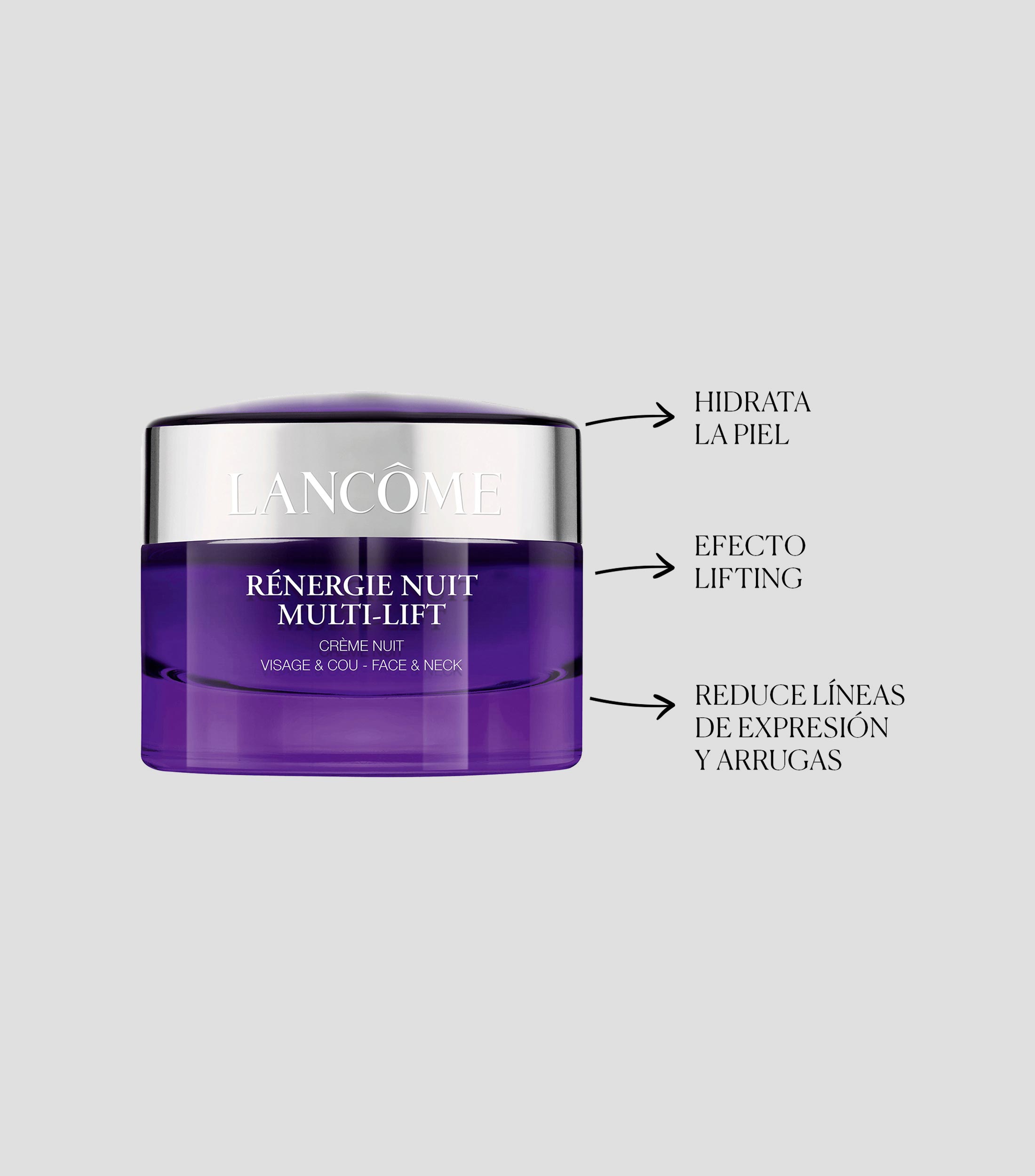 Crema Facial, Rénergie Multilift Nuit, 50 ml