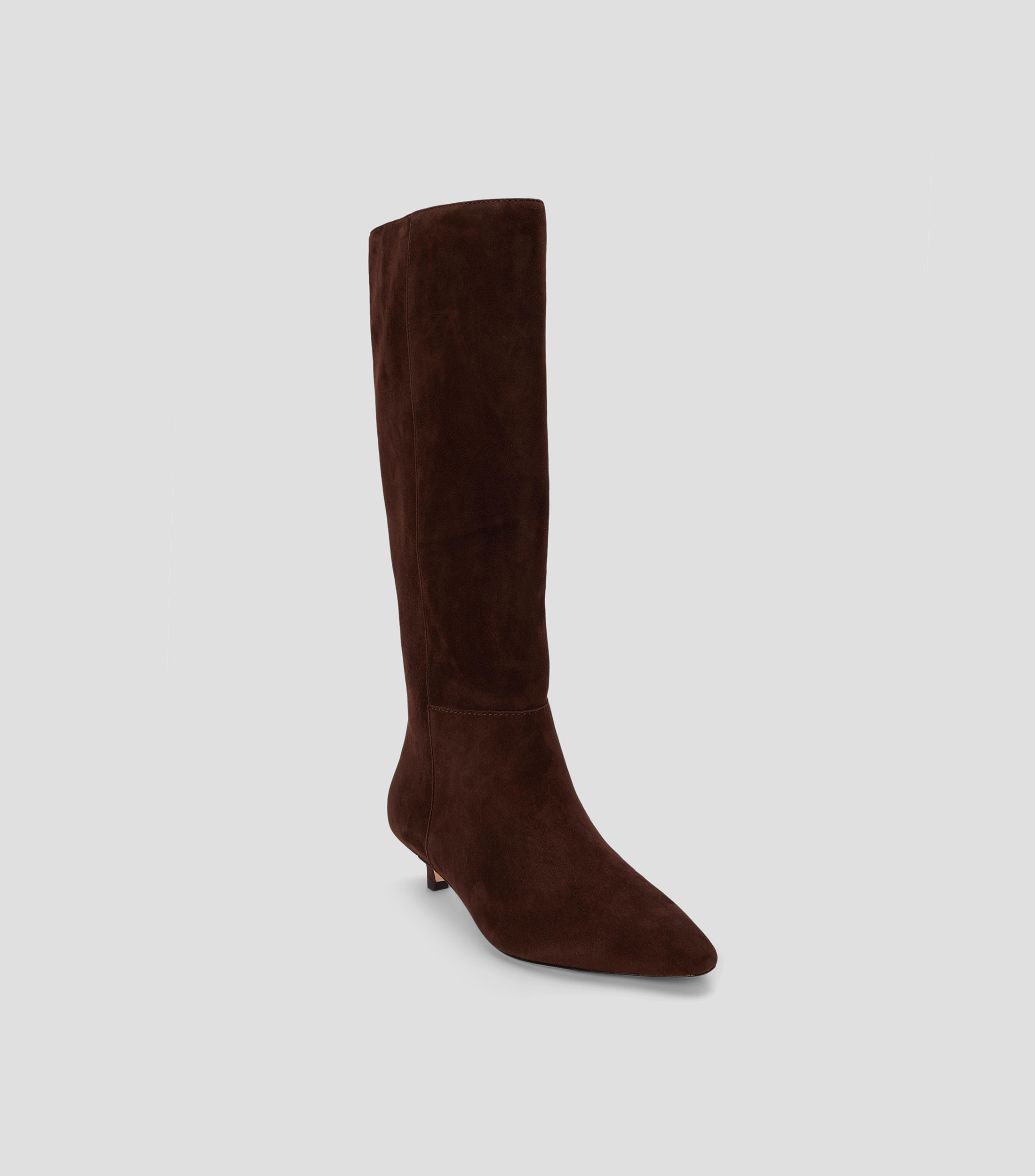 Botas altas con tacón bajo delgado Mujer