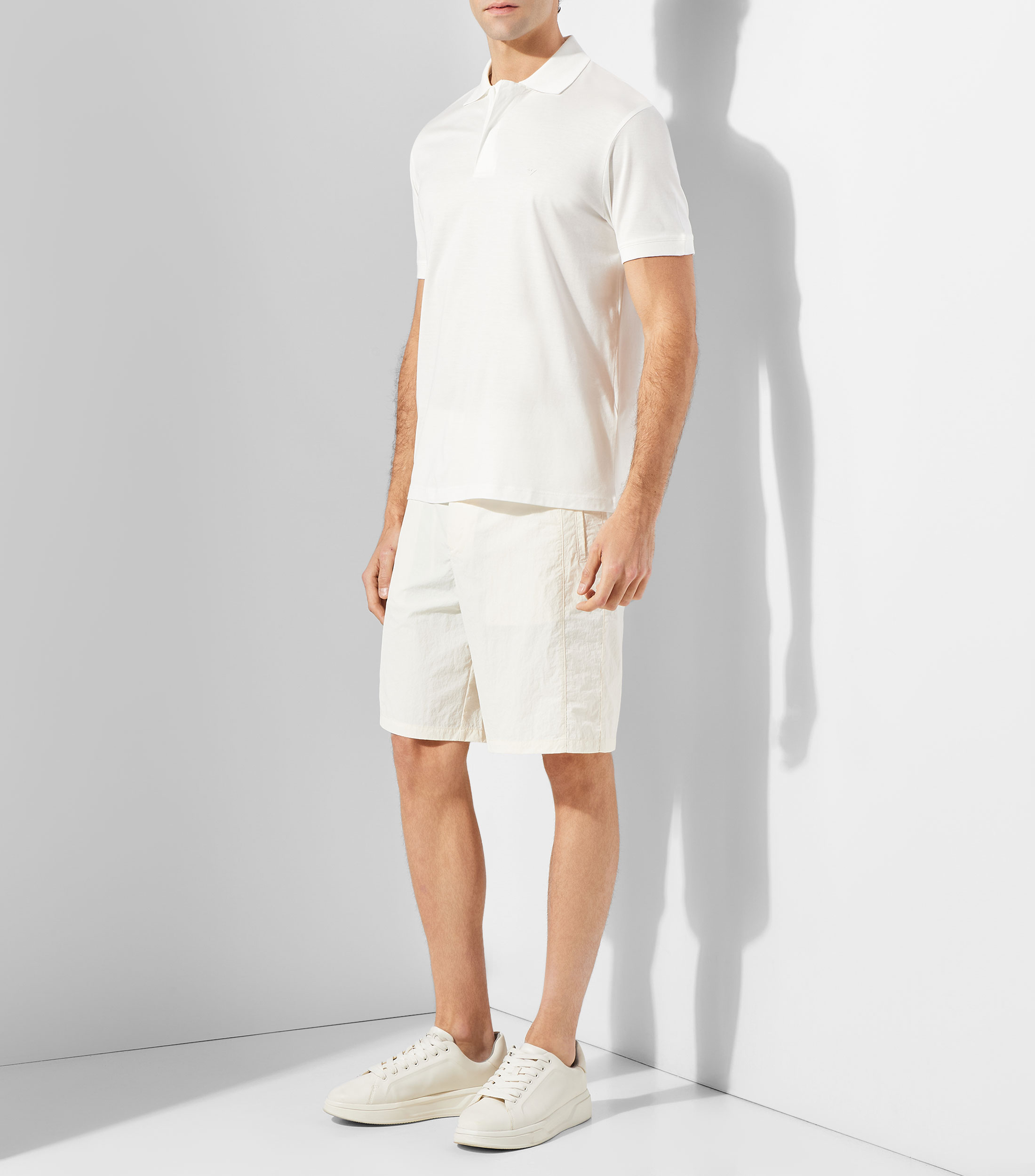 Playera tipo polo manga corta lisa Hombre