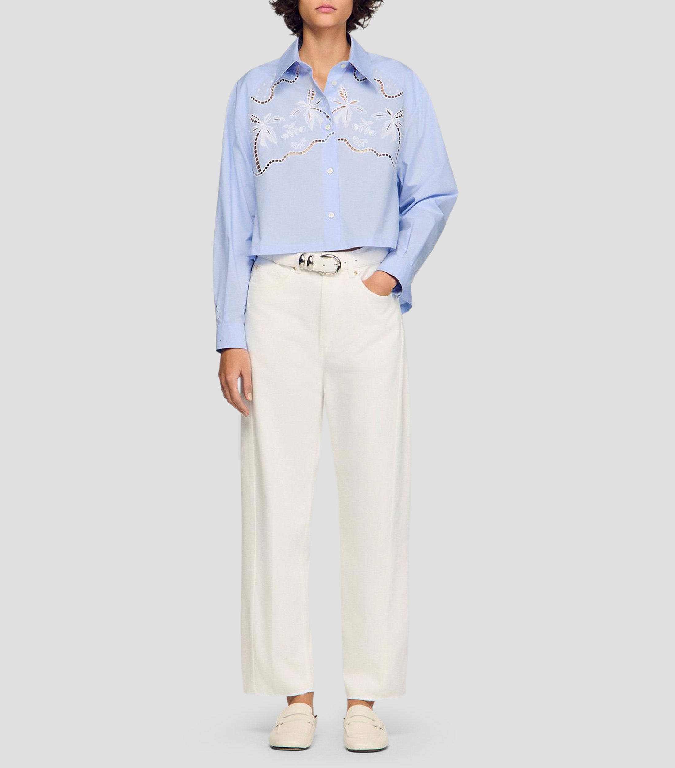 Camisa fantasía manga larga Mujer