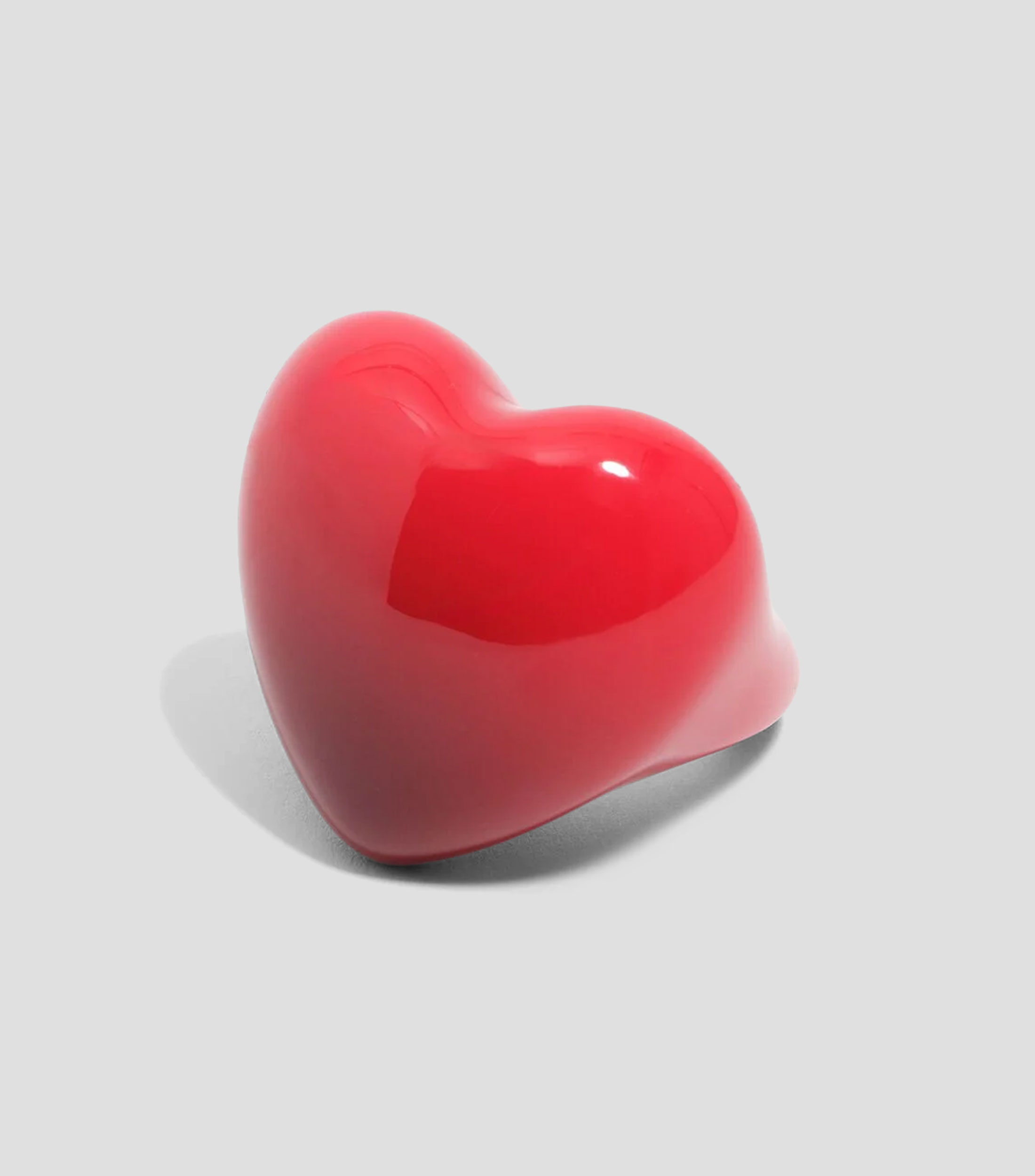 Anillo corazón rojo Mujer