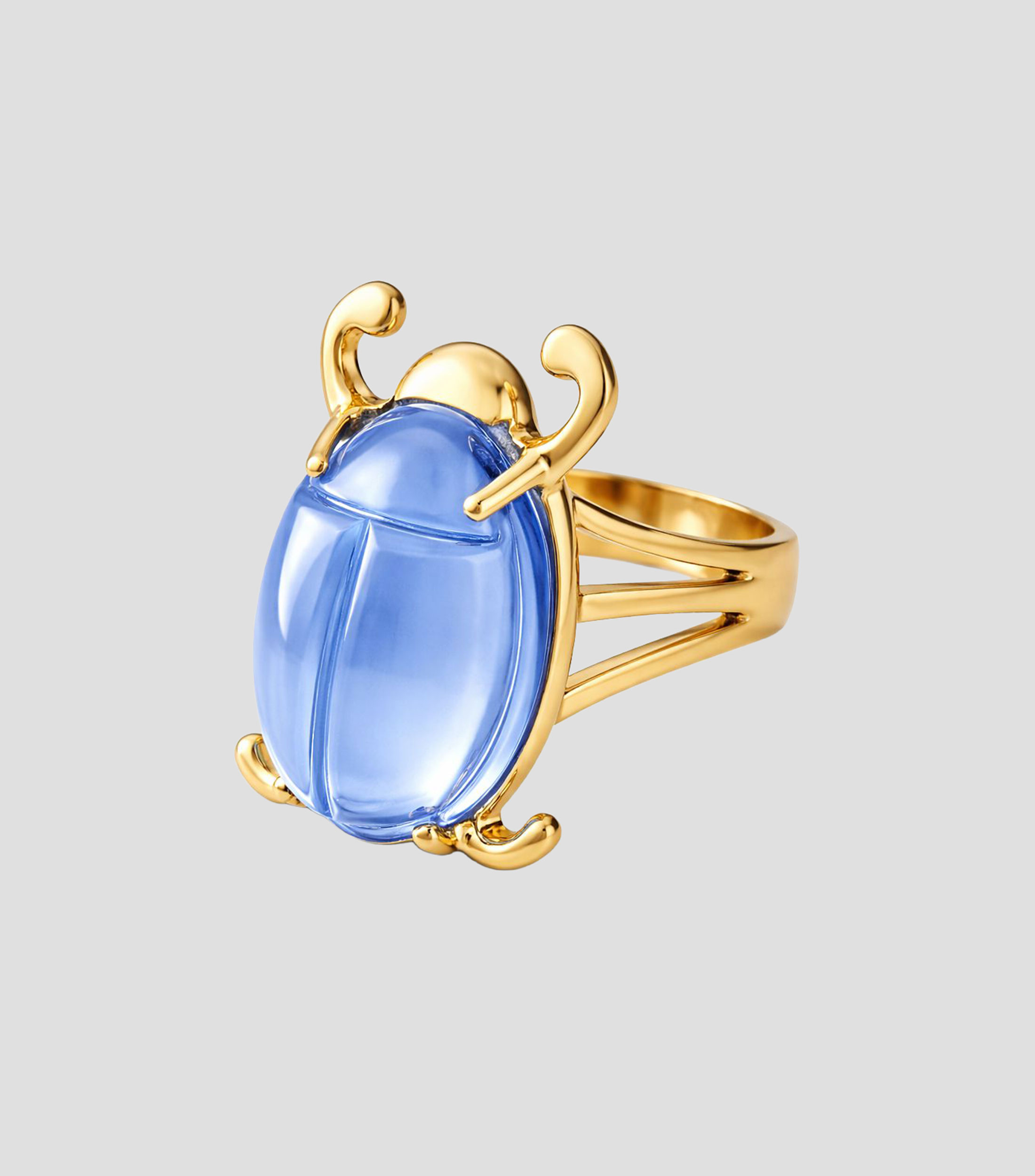 Anillo en Plata .925 Aire con vidrio Mujer