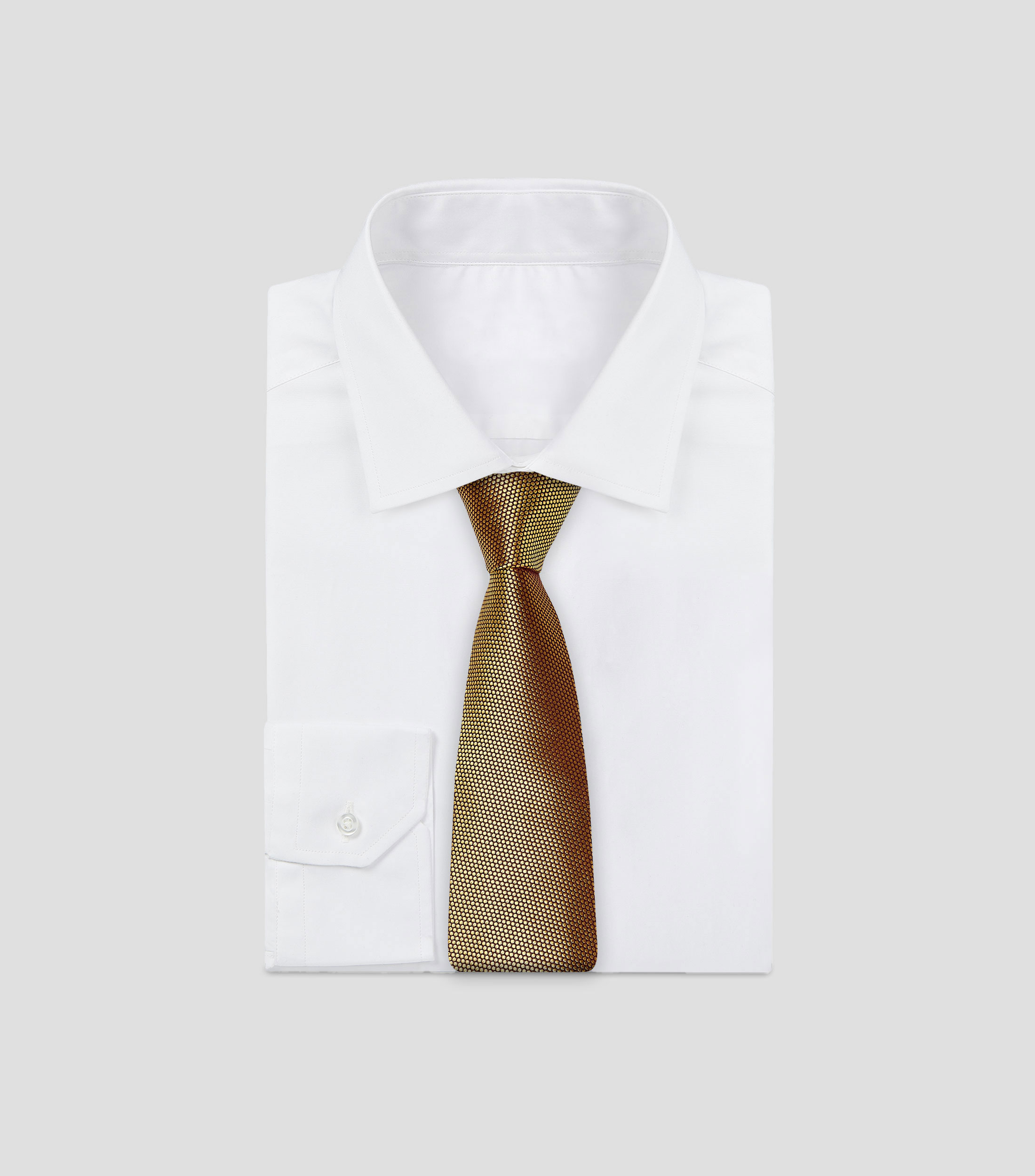 Corbata ancha en seda animalprint Brera
