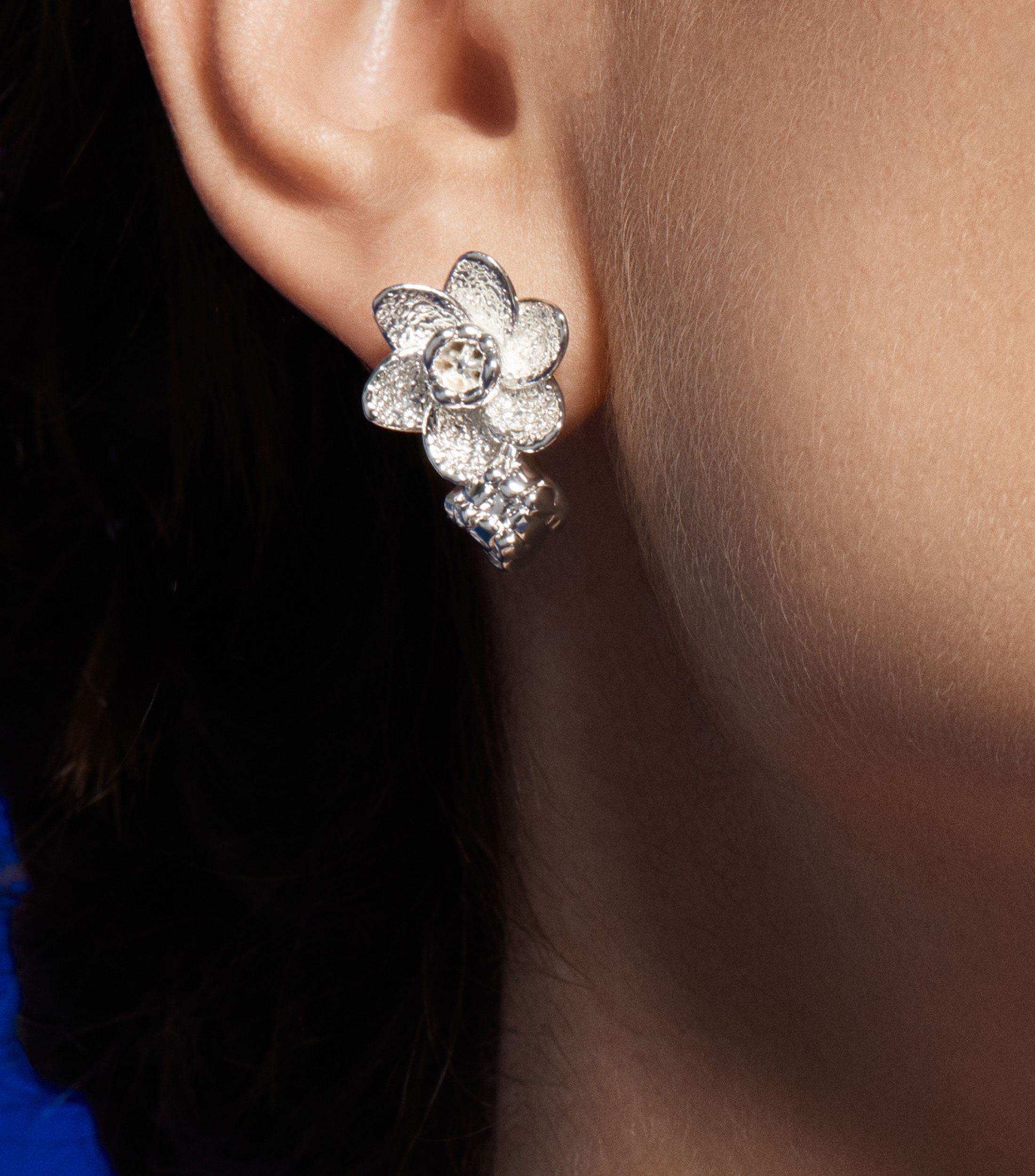 Aretes Flores Inmortales Mujer