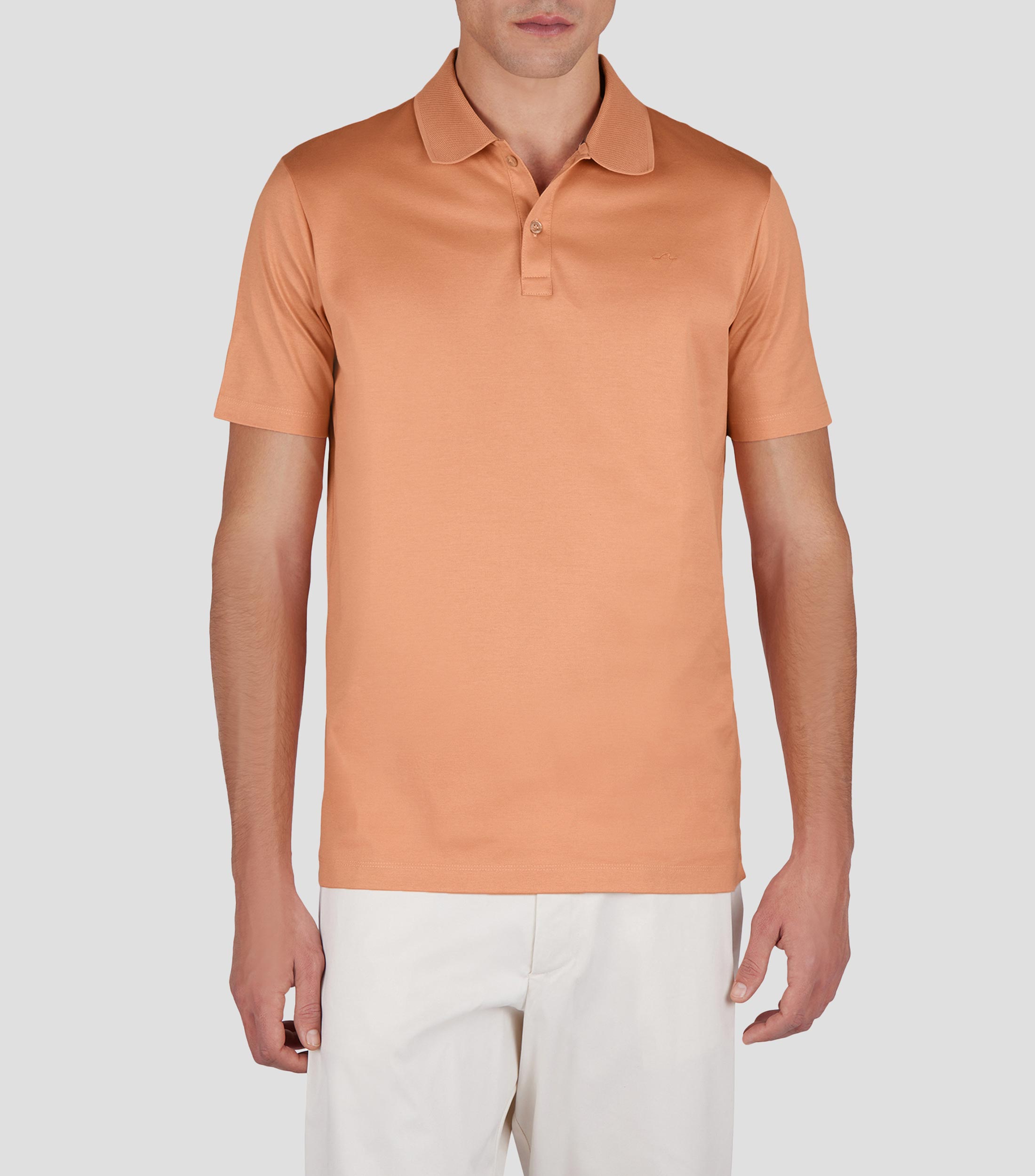 Playera polo manga corta lisa Hombre