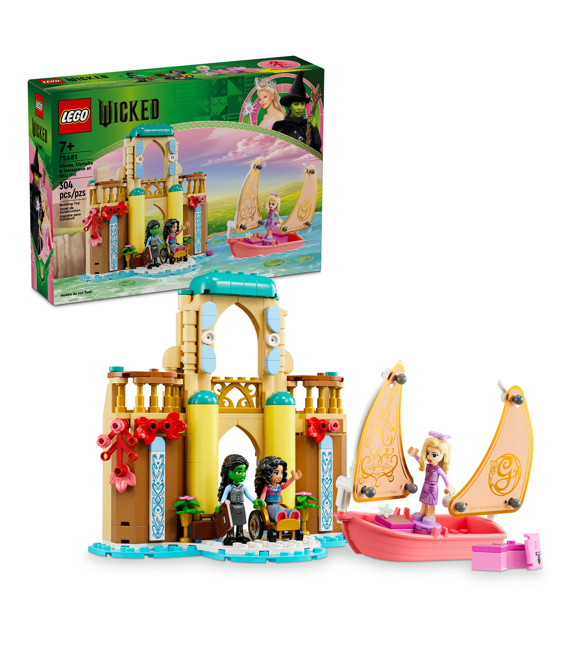 LEGO Wicked Glinda, Elphaba y Nessarose en Shiz University 75681